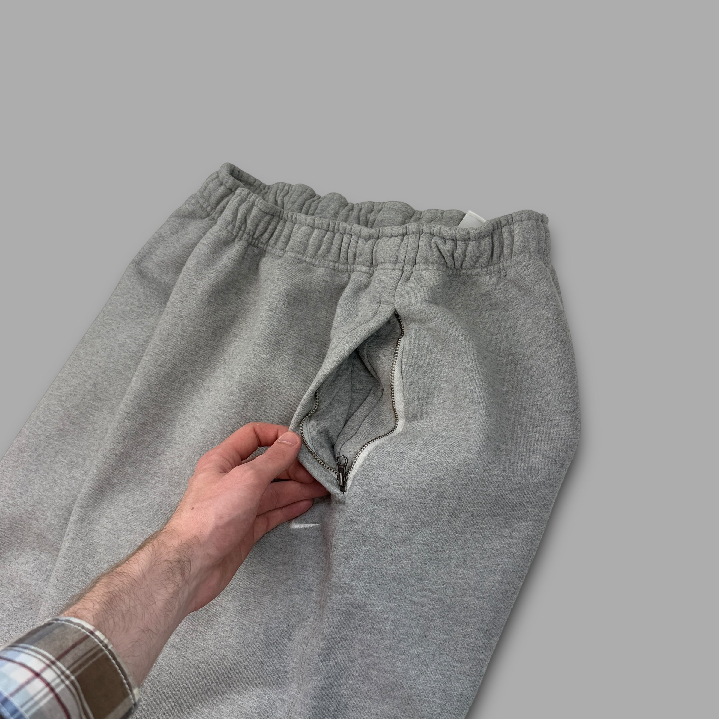 Nike NRG baggy heavyweight grey joggers (L)