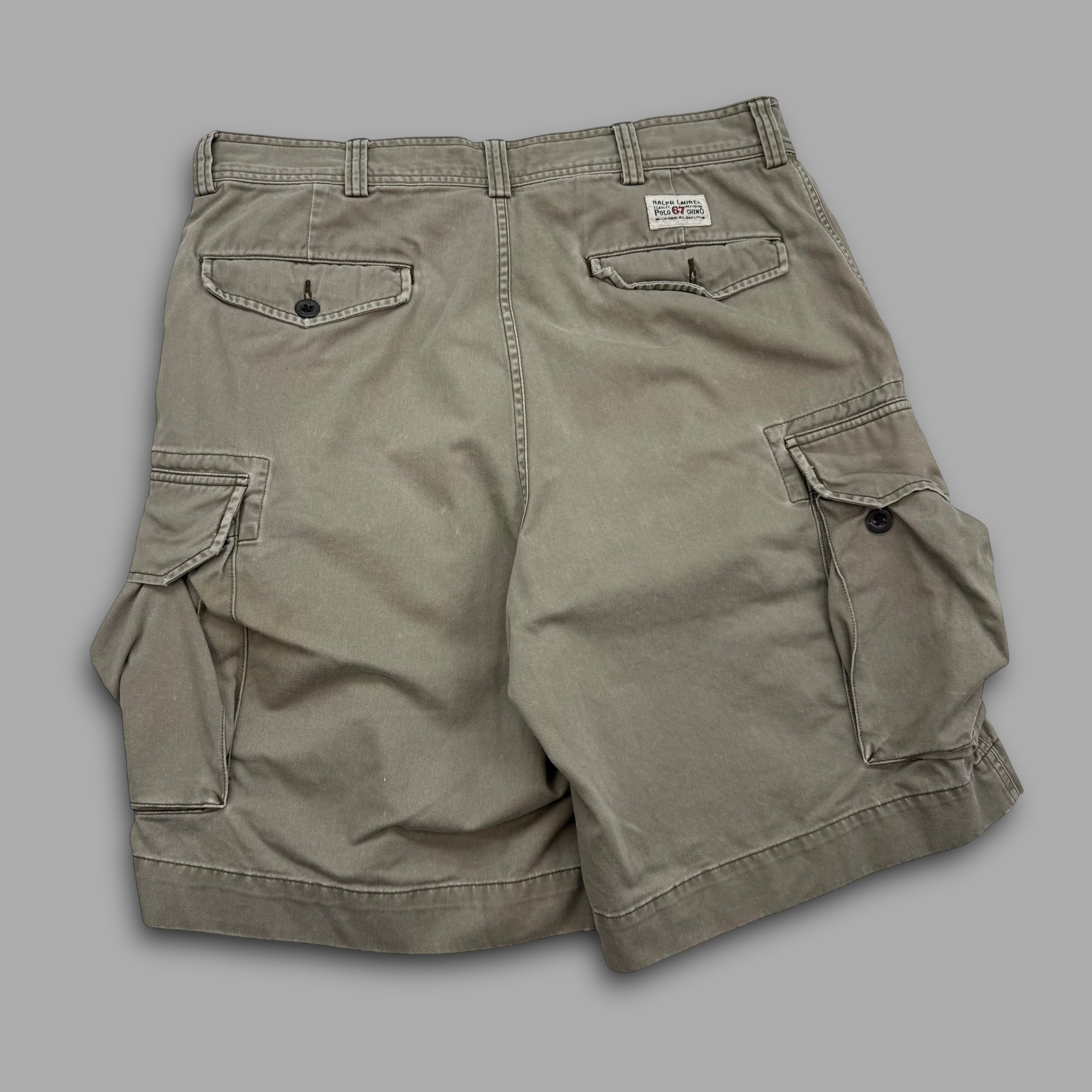 Ralph lauren 2000's baggy cargo shorts (M)