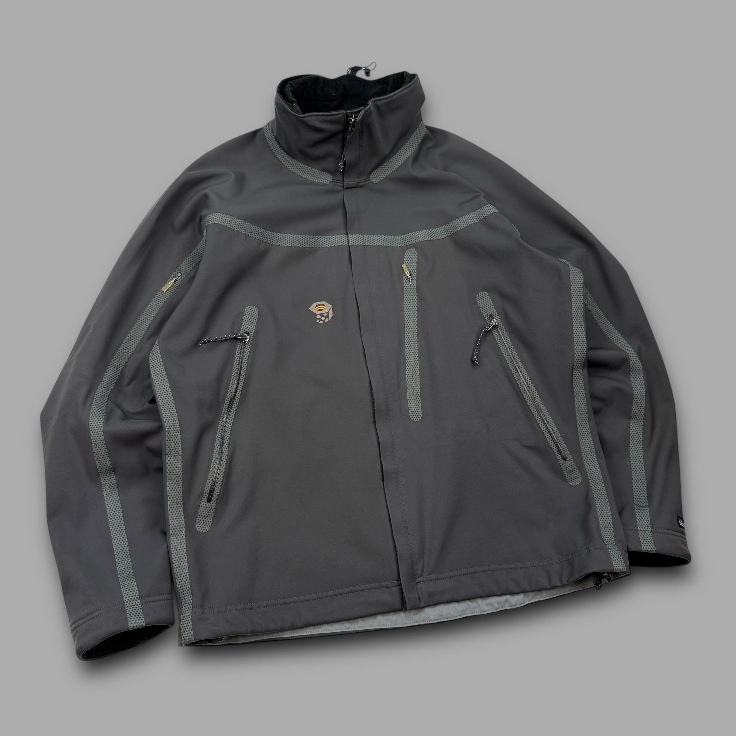 Mountain hardwear 2000's technical taped seams conduit softshell jacket (S)