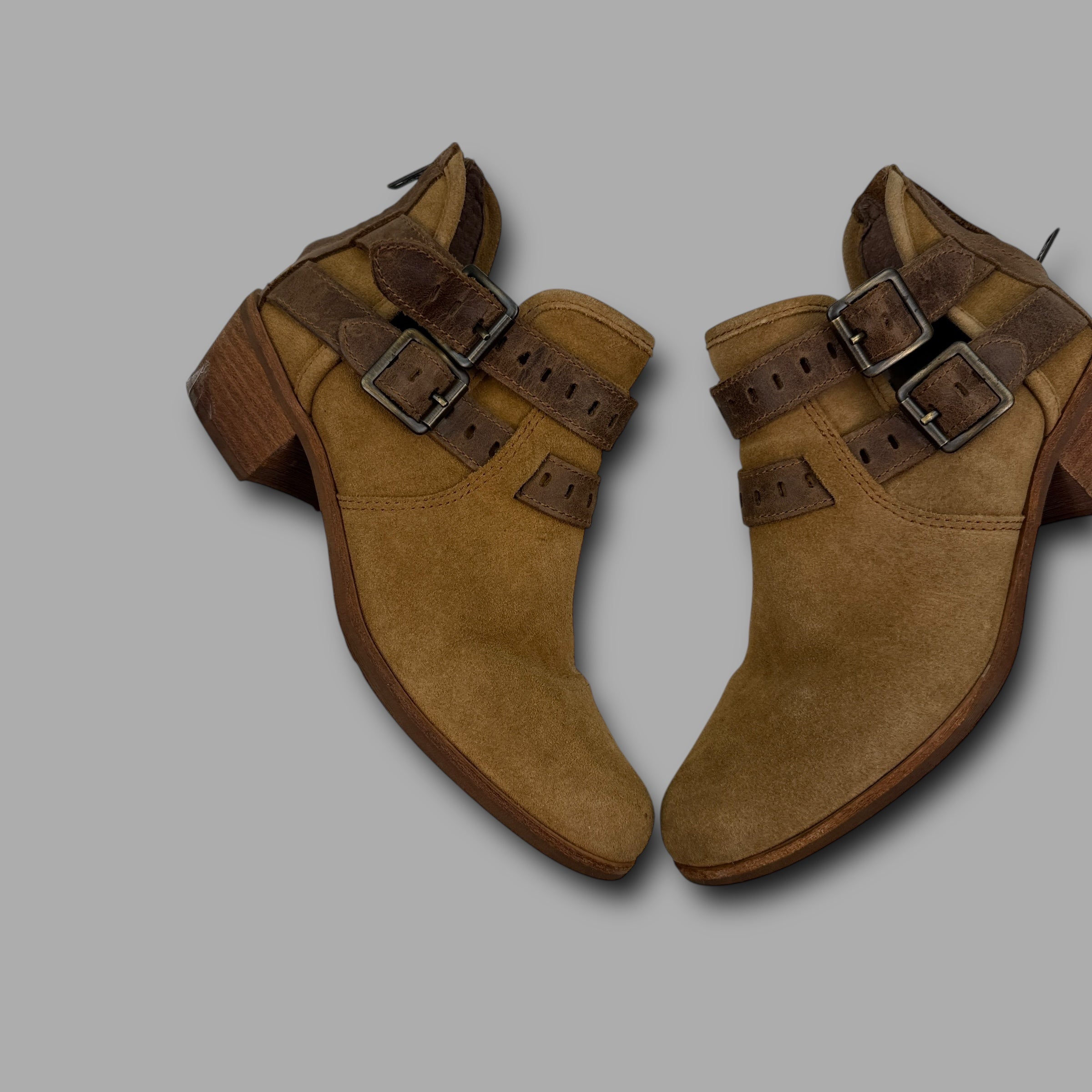 Ugg patsy suede ankle boots with buckles (UK5.5)