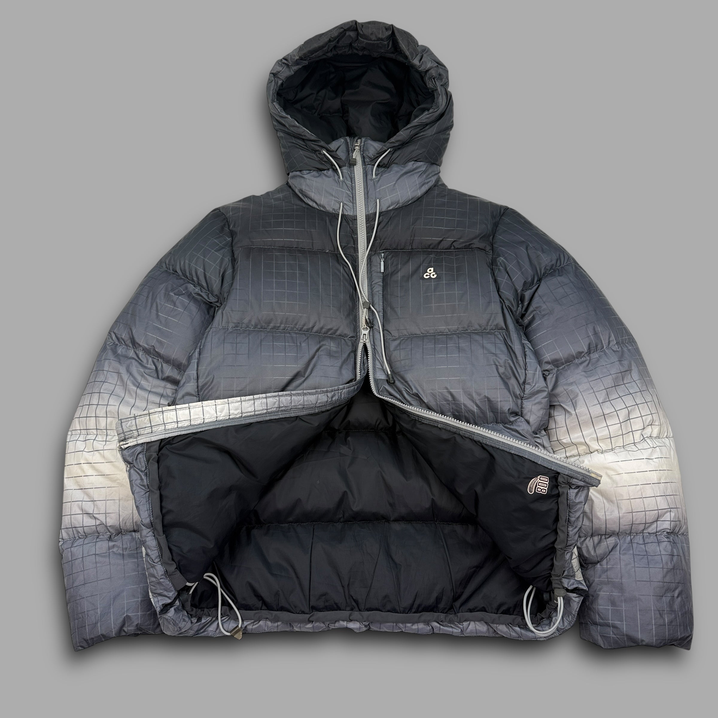 Nike ACG 2007 technical gradient downfilled puffer jacket (L)