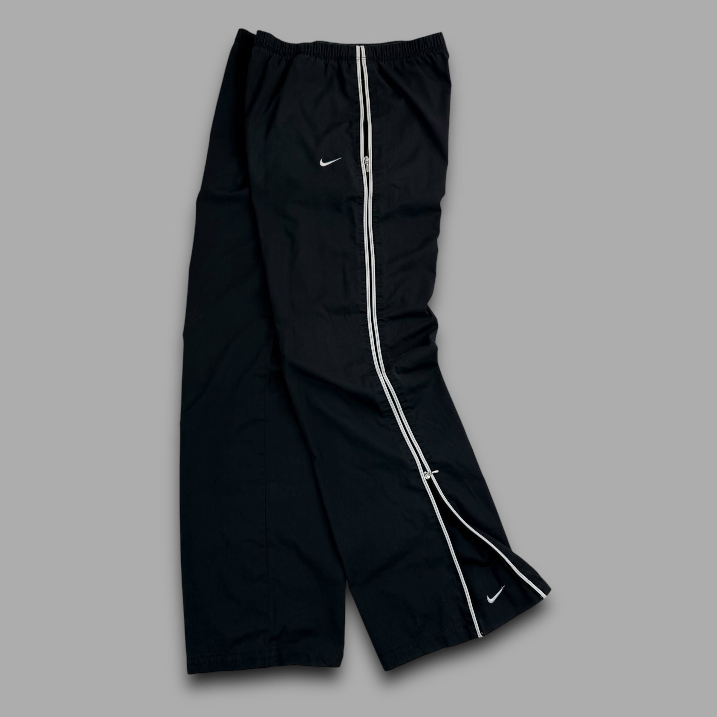 Nike 2000's straight leg pinstripe track bottoms (M) wms