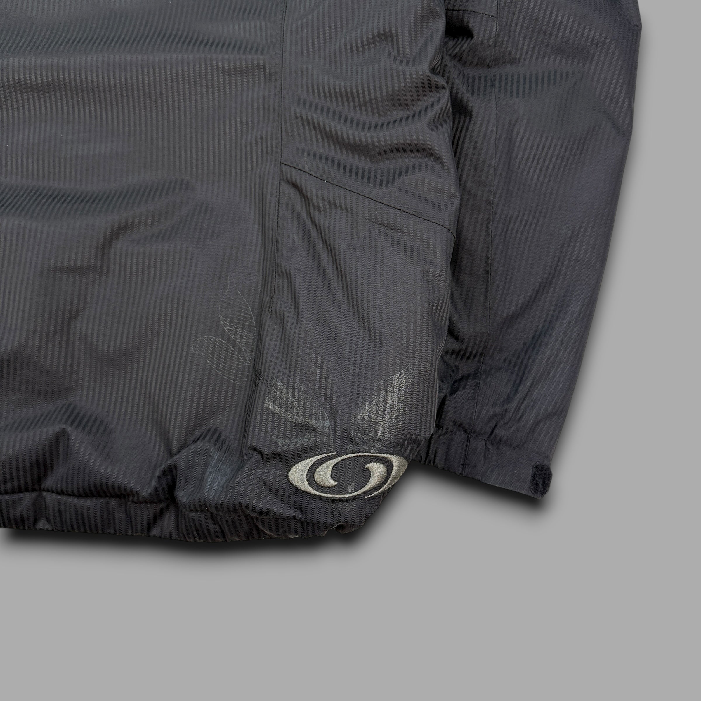 Salomon 2009 technical pinstripe multi-pocket vented ski jacket (XL) wms