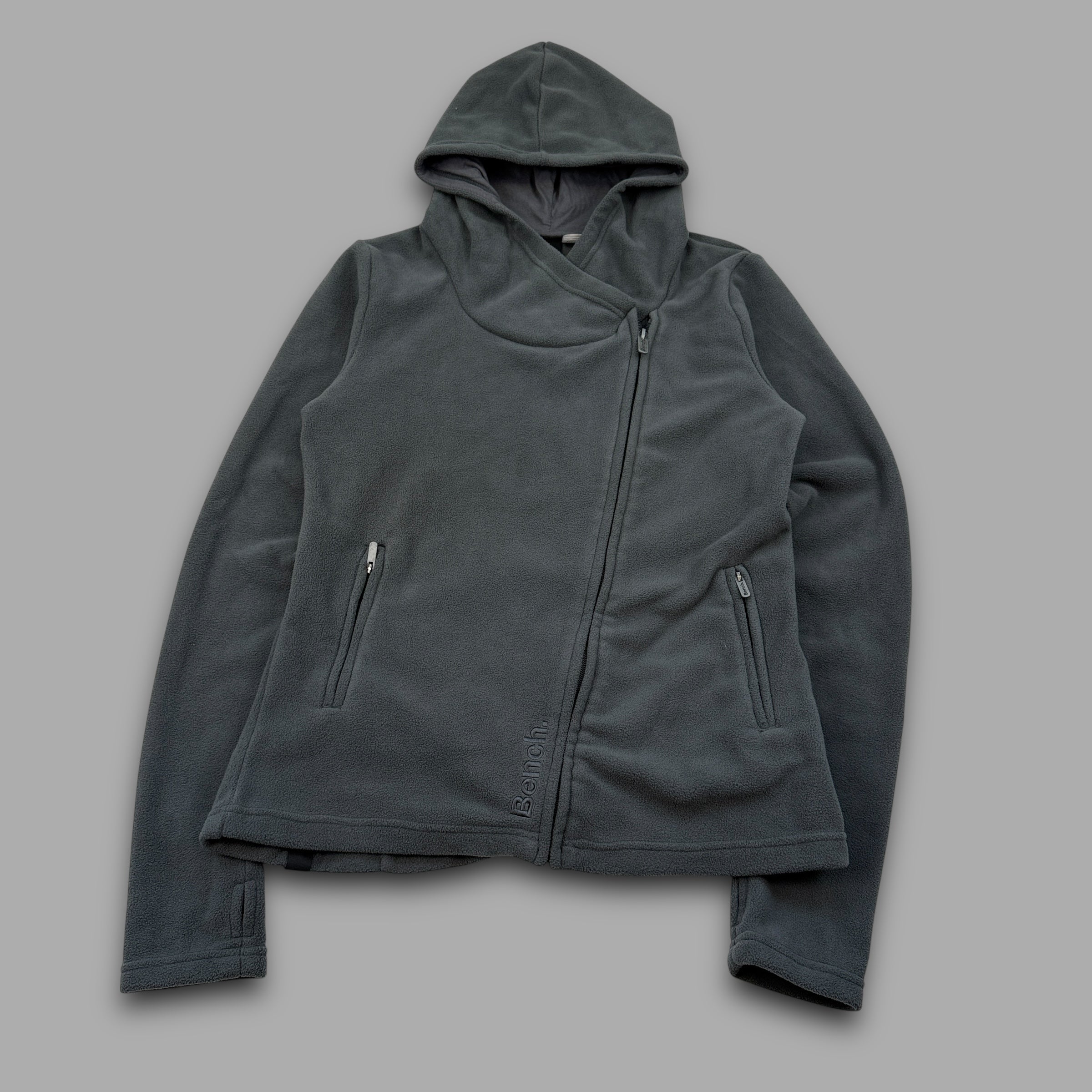 Bench 2000's technical asymmetrical zip fleece jacket (M)