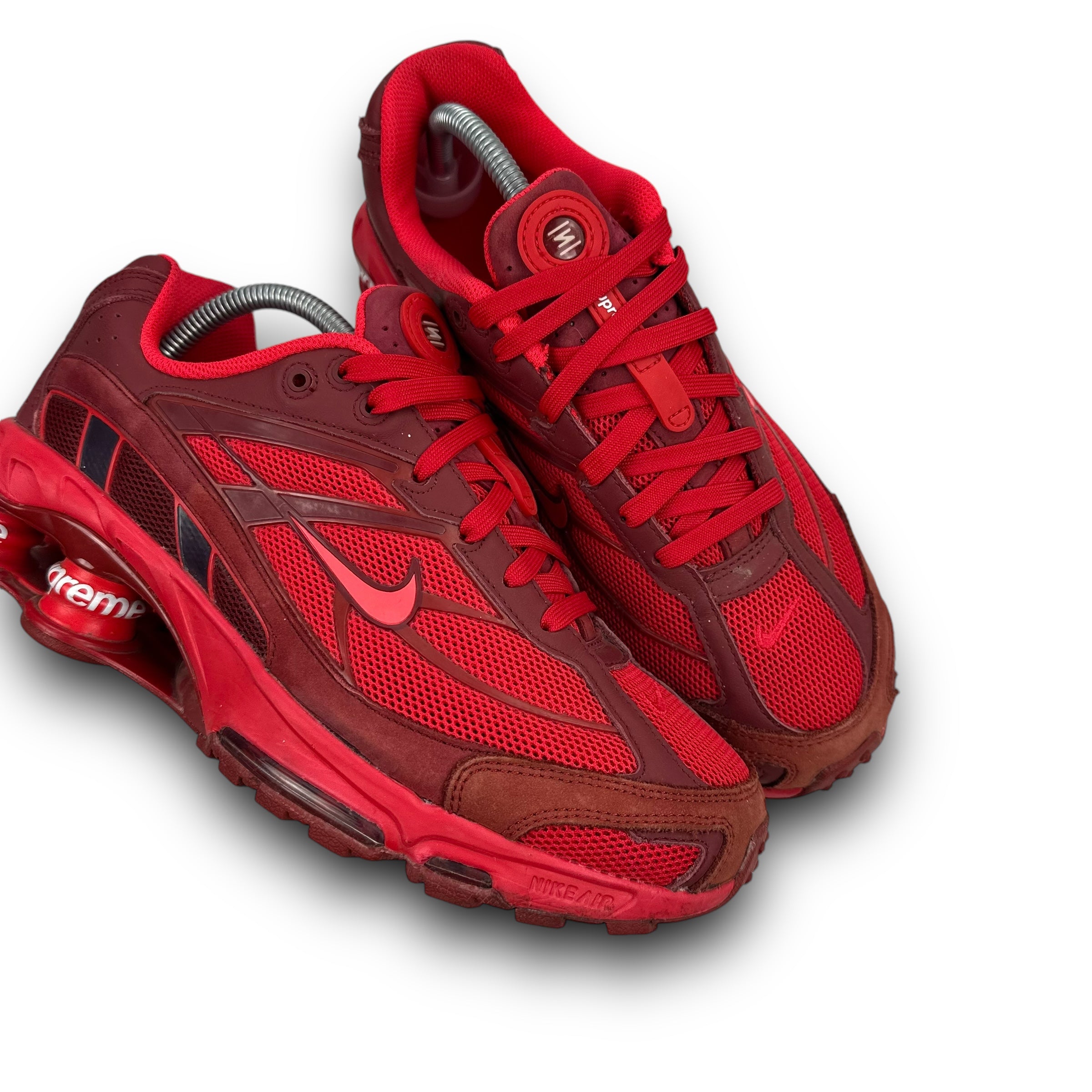 Supreme x Nike shox ride II 2022 'speed red' (UK7.5)