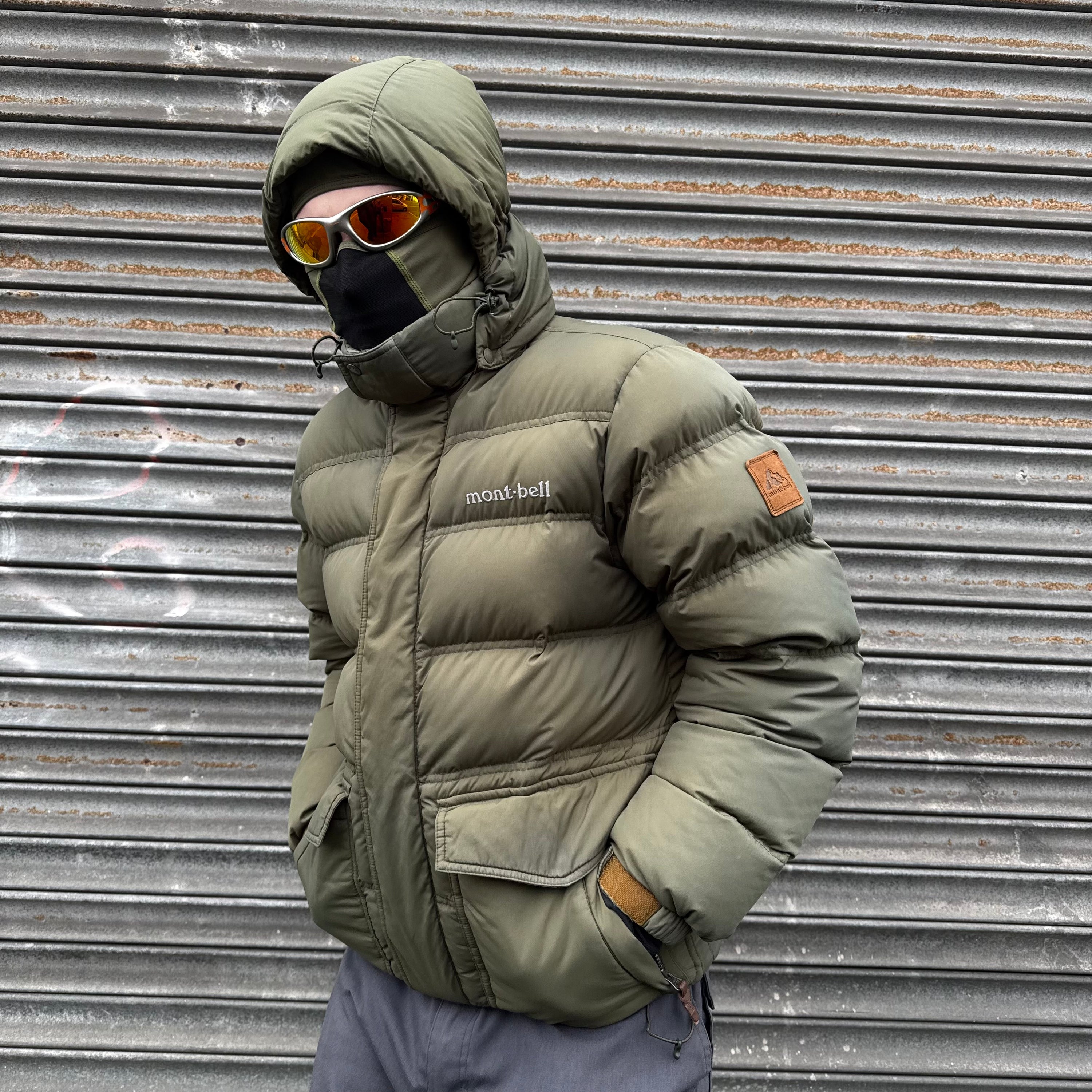 Montbell 2000's technical down-filled puffer jacket (M)