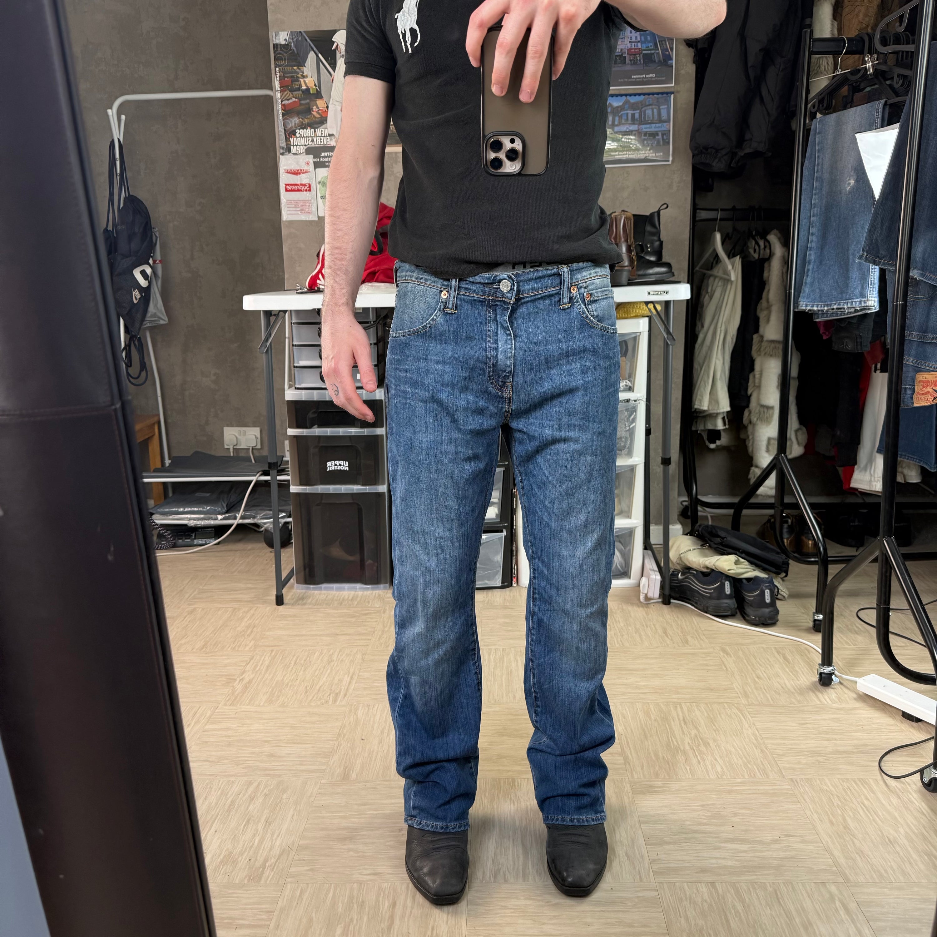 Levi's 527 2000's relaxed fit denim bootcut jeans (S)