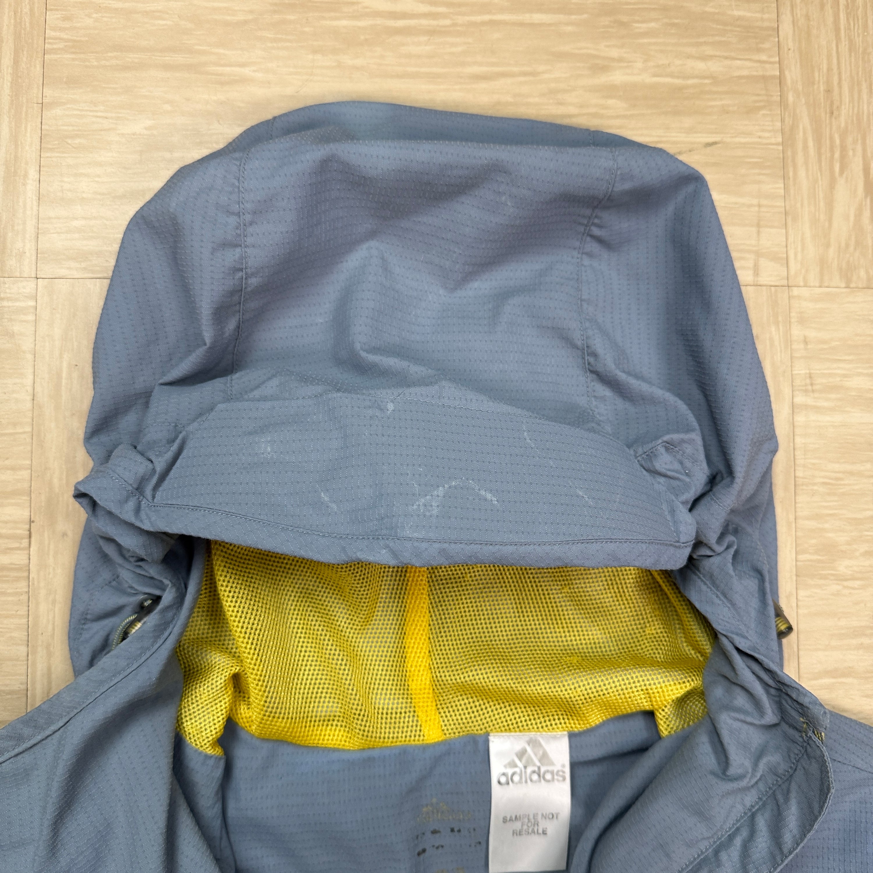 Adidas 2000's sample asymmetrical zip ninja jacket (S)