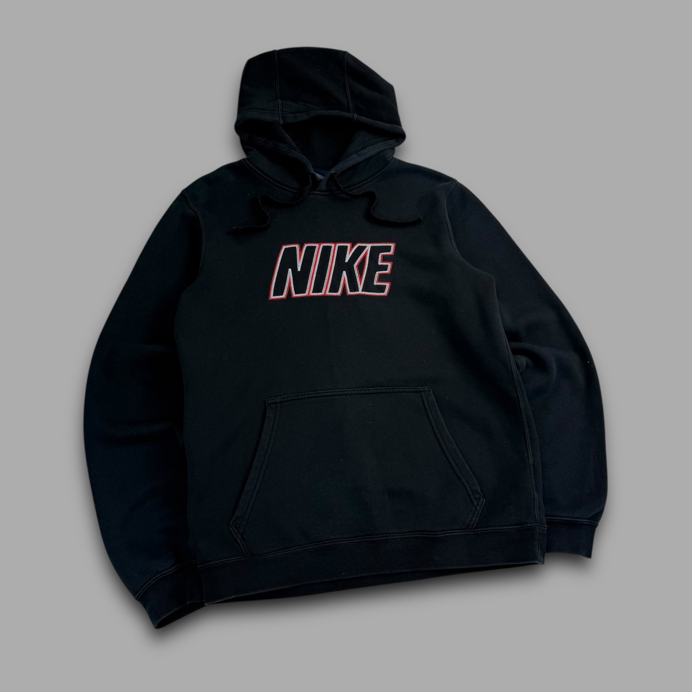 Nike 2000's spellout embroidered club hoodie (S)