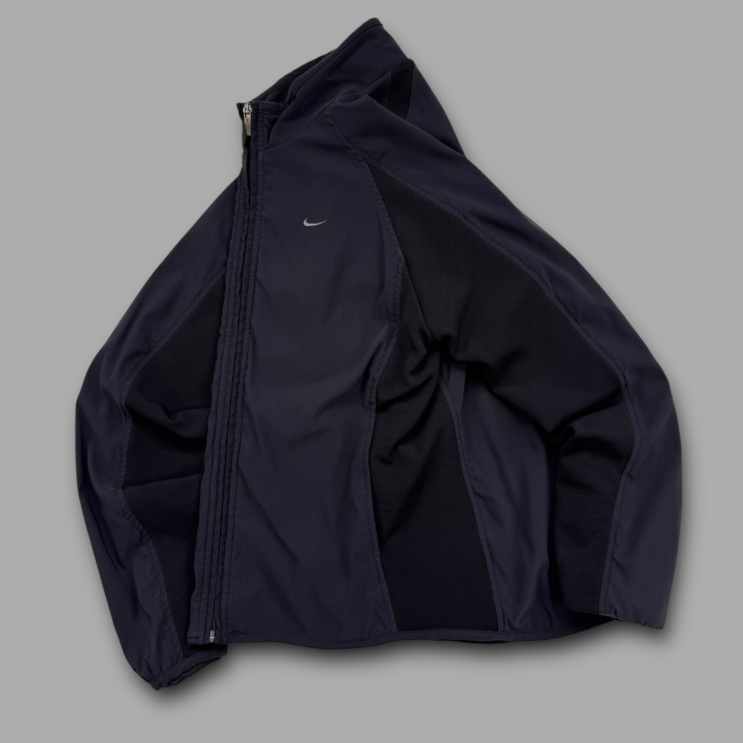 Nike 2000's technical panelled articulated softshell track jacket (S)