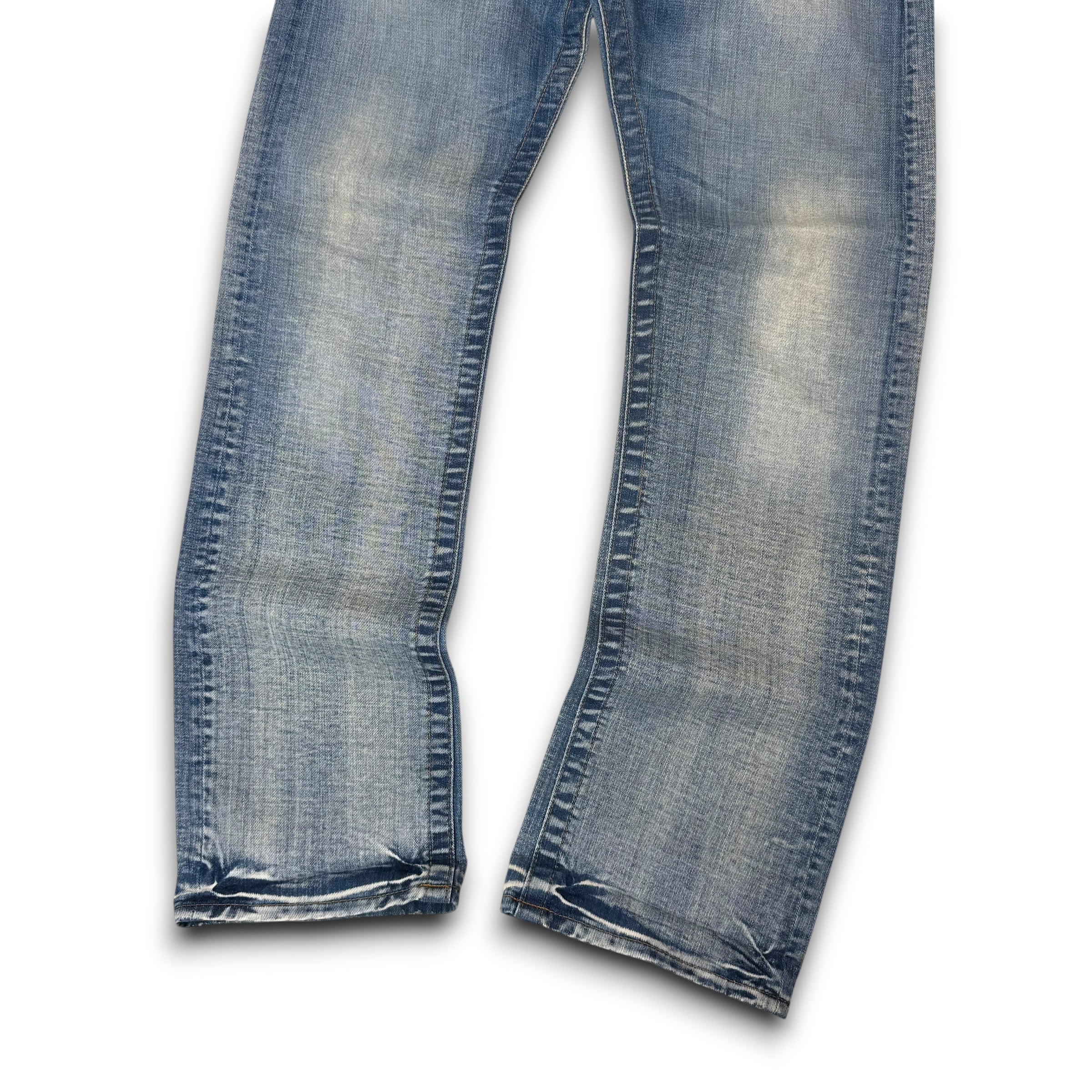 Replay 2000's embroidered spellout bootcut denim jeans (M-L)