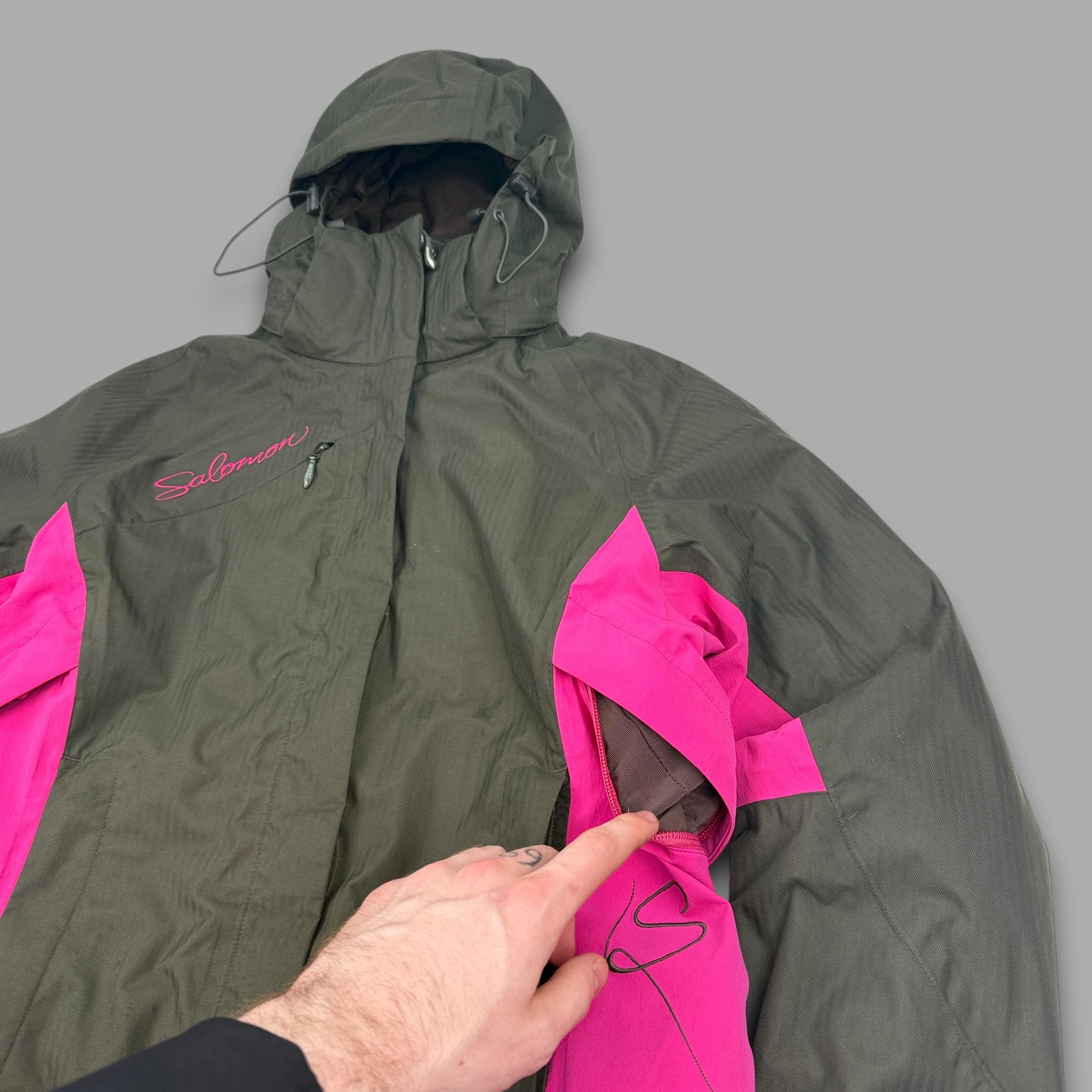 Salomon 2008 technical 2in1 vented climapro ski jacket (S) wms