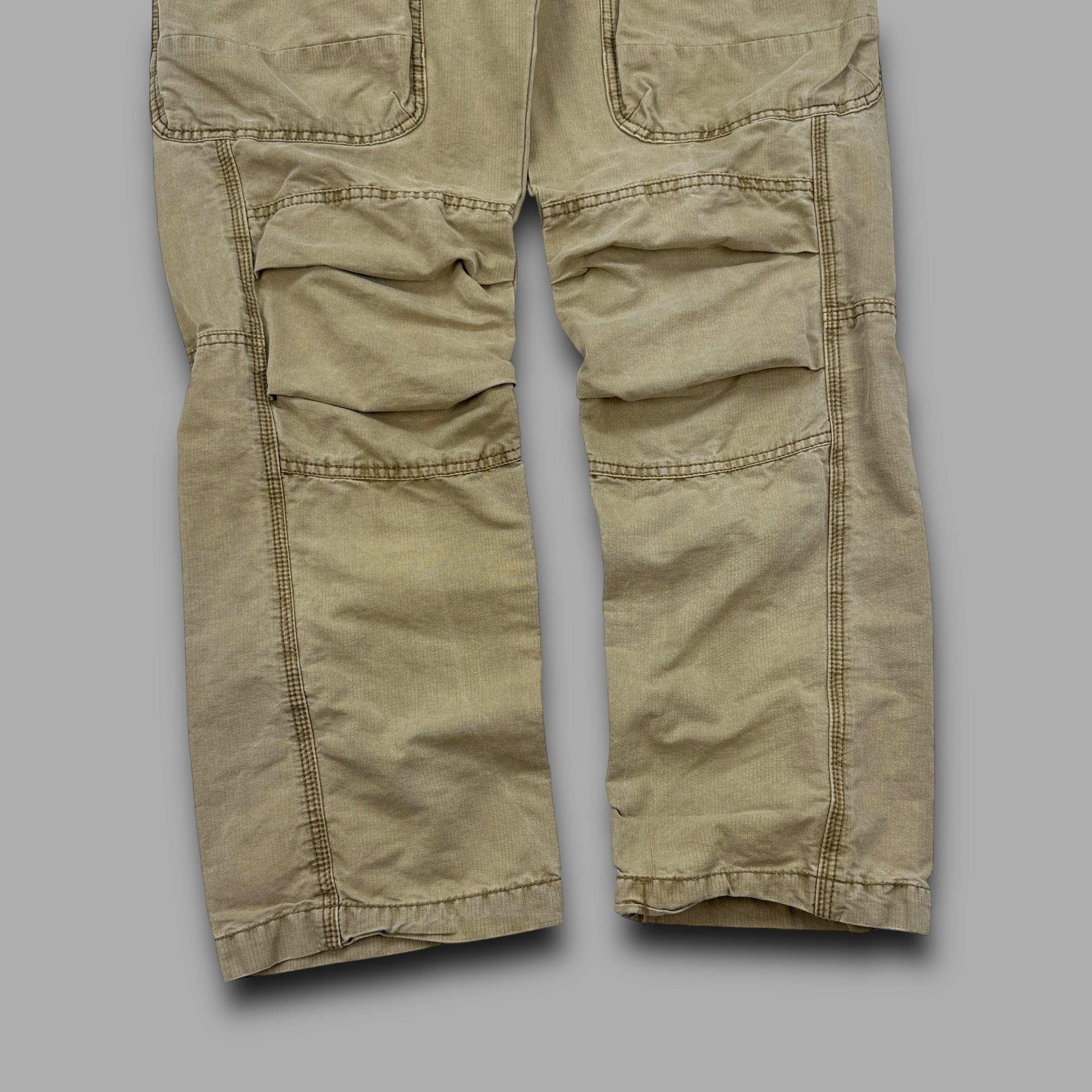Lee 2000's contrast stitch straight leg cargo trousers (S)