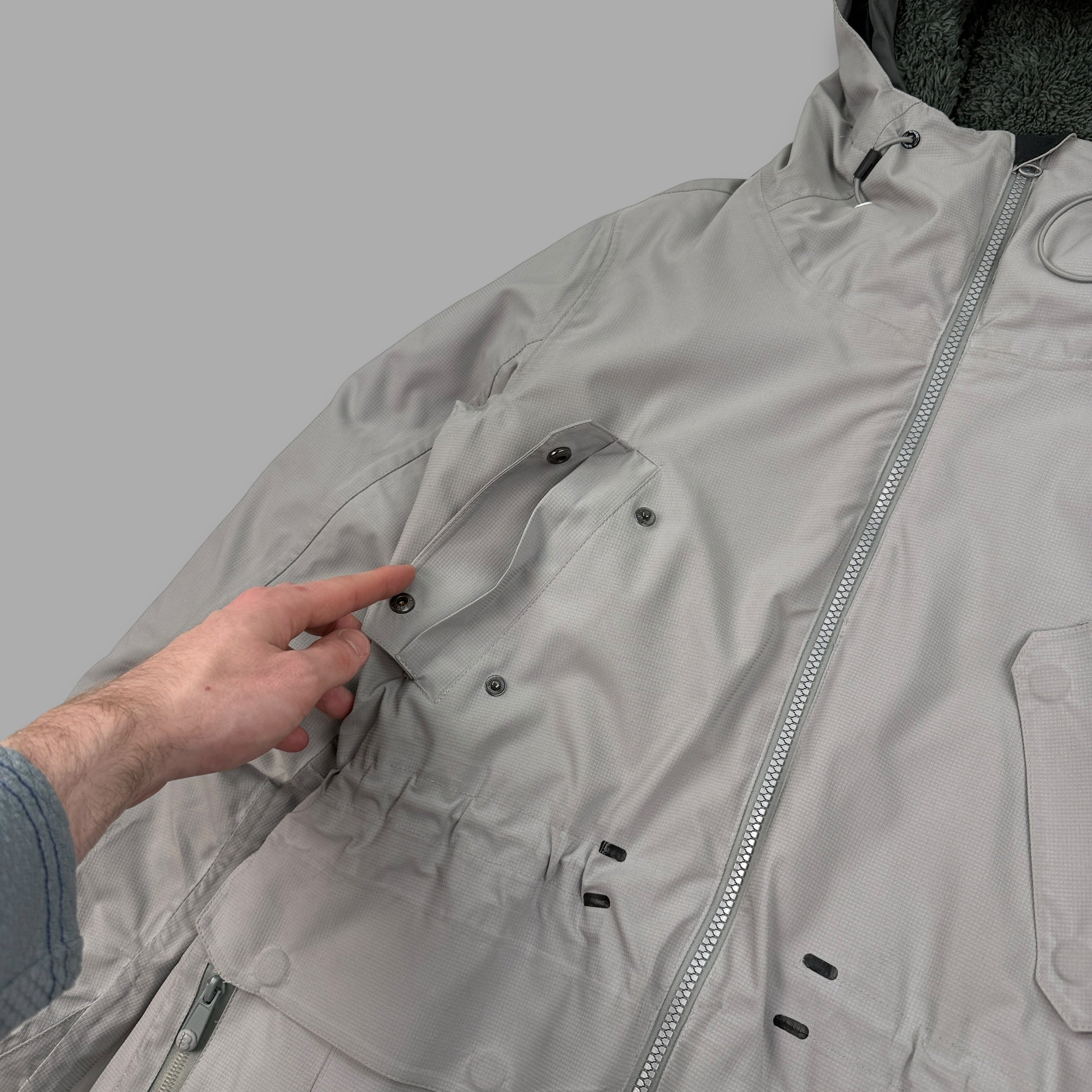 Bench 2000's technical 2in1 softshell multi-pocket parka jacket (S)