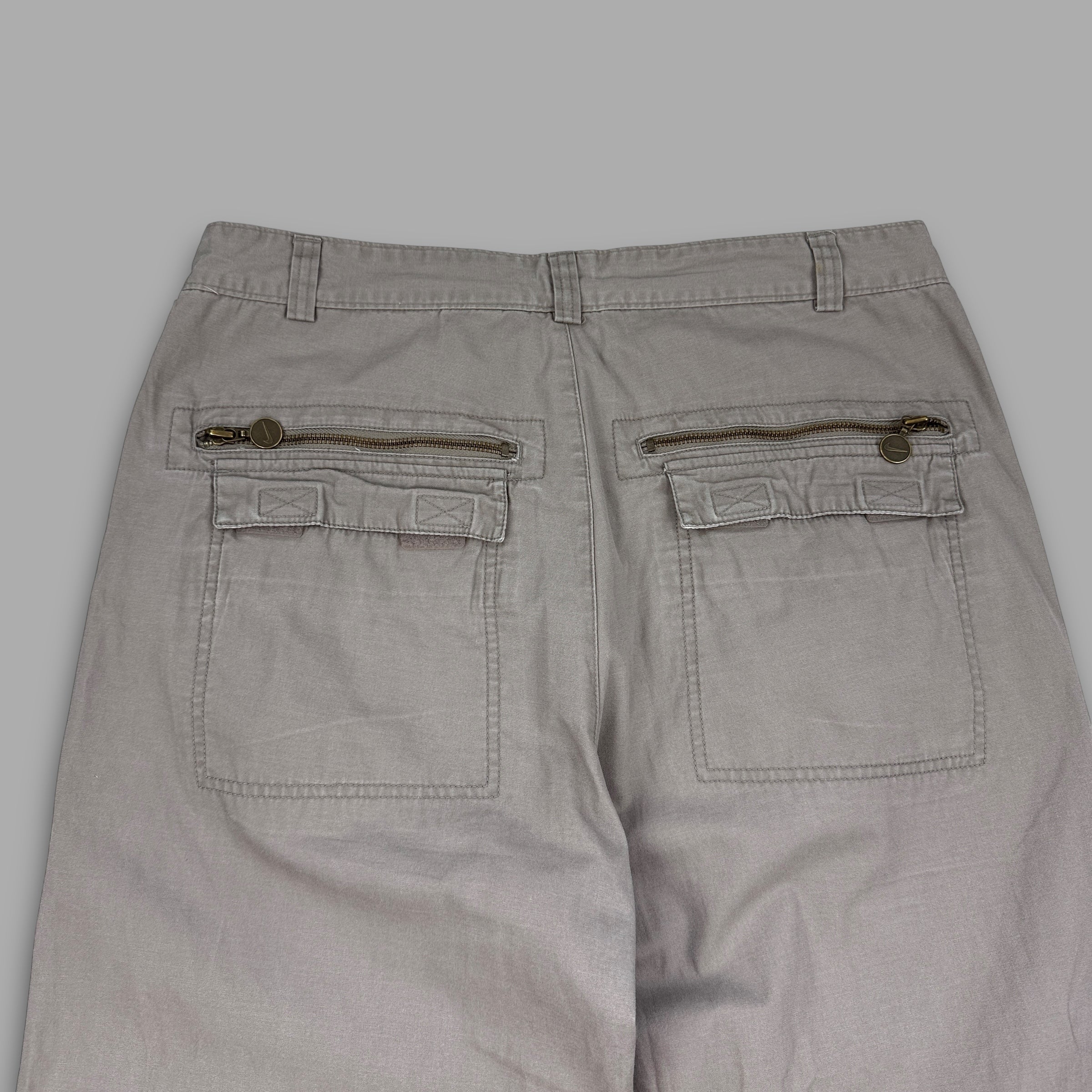 Nike 2000's techncial baggy wide leg flight bottoms (L)