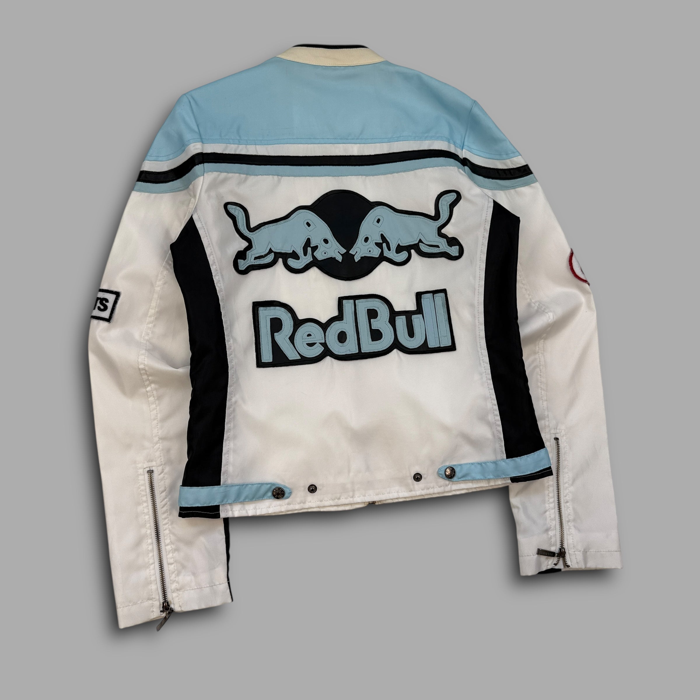 Redbull 2000's lightweight zip-up biker jacket (S)