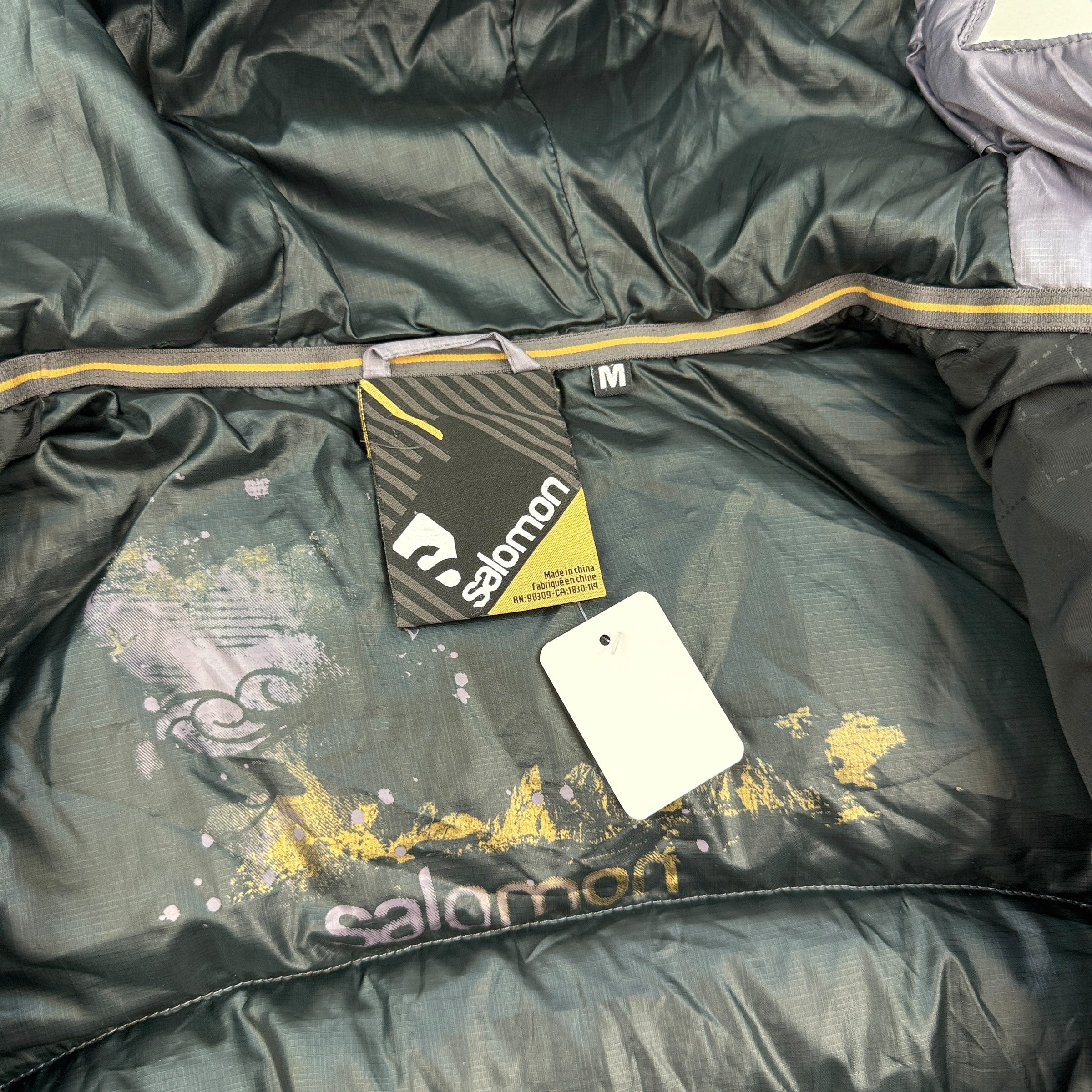 Salomon 2000's downfilled nylon puffer jacket (M)