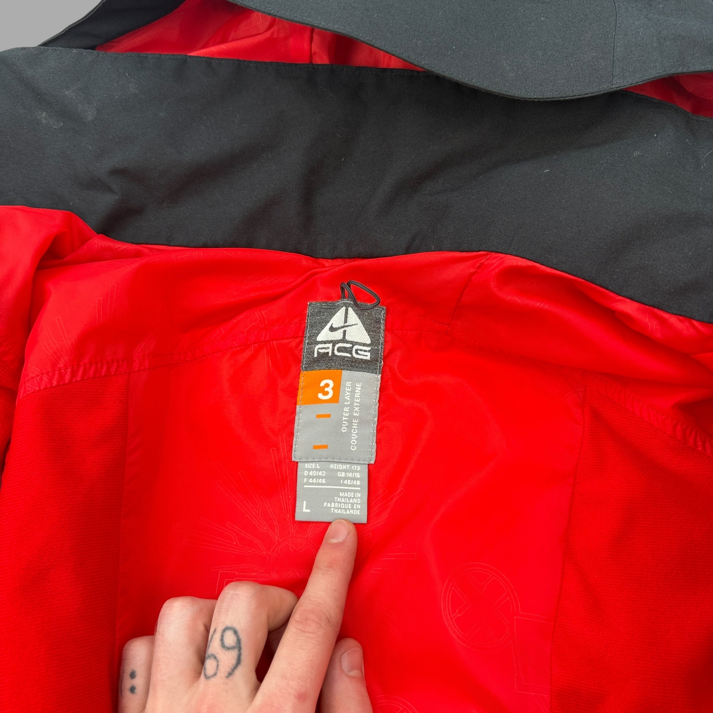 Nike ACG gore-tex 2000's technical vented shell jacket (L) wms