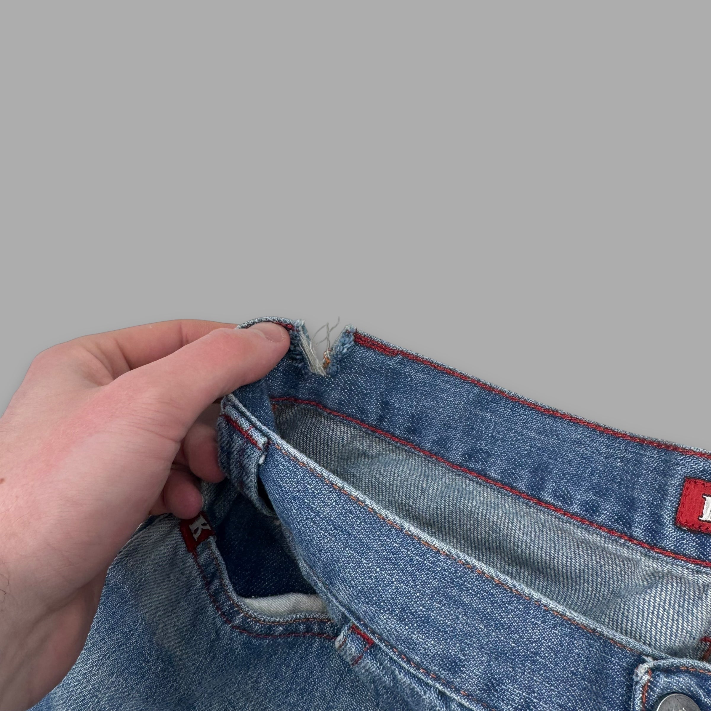 Killah 2000's baggy wide leg denim jeans (S)