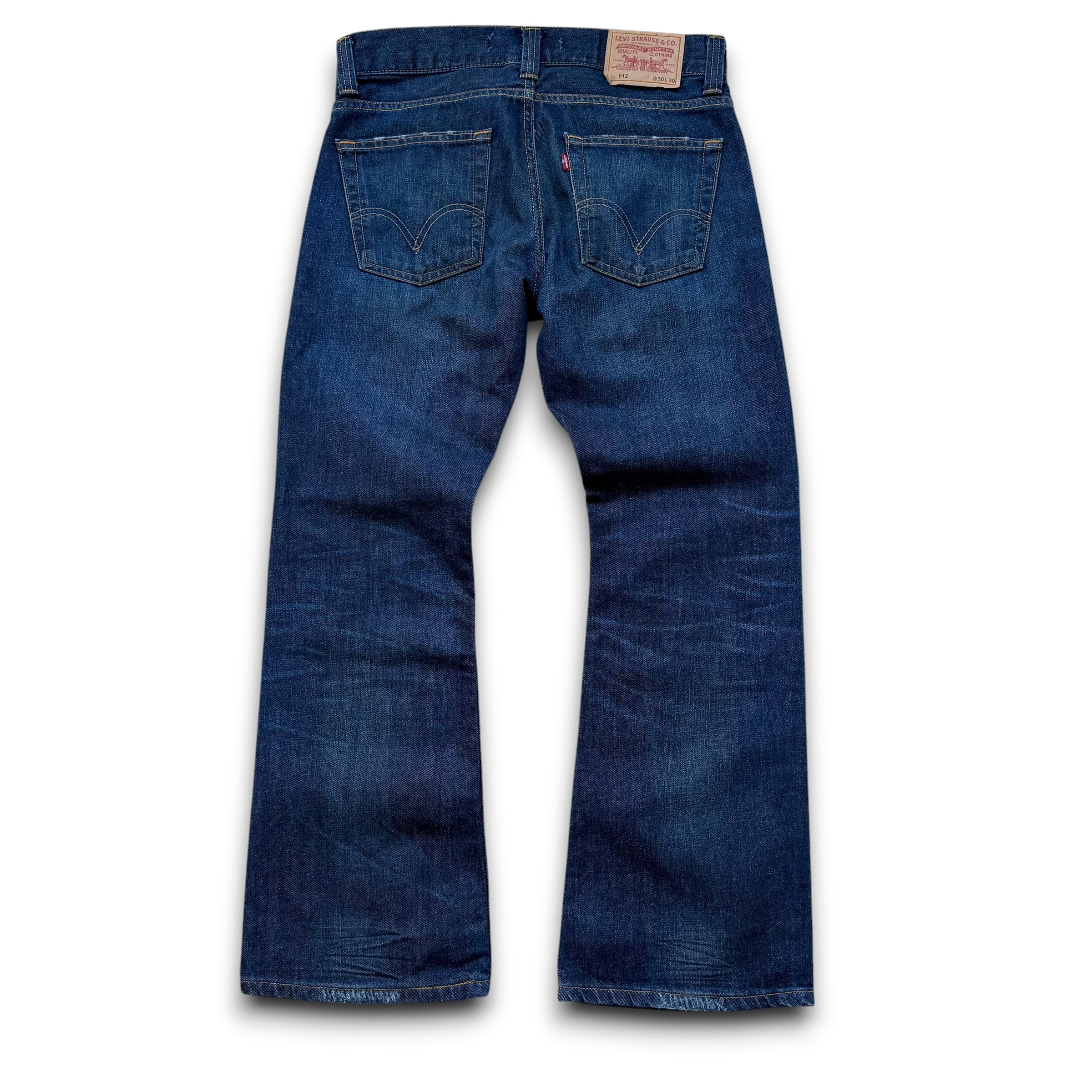 Levi's 512 2000's dark denim bootcut jeans (S)