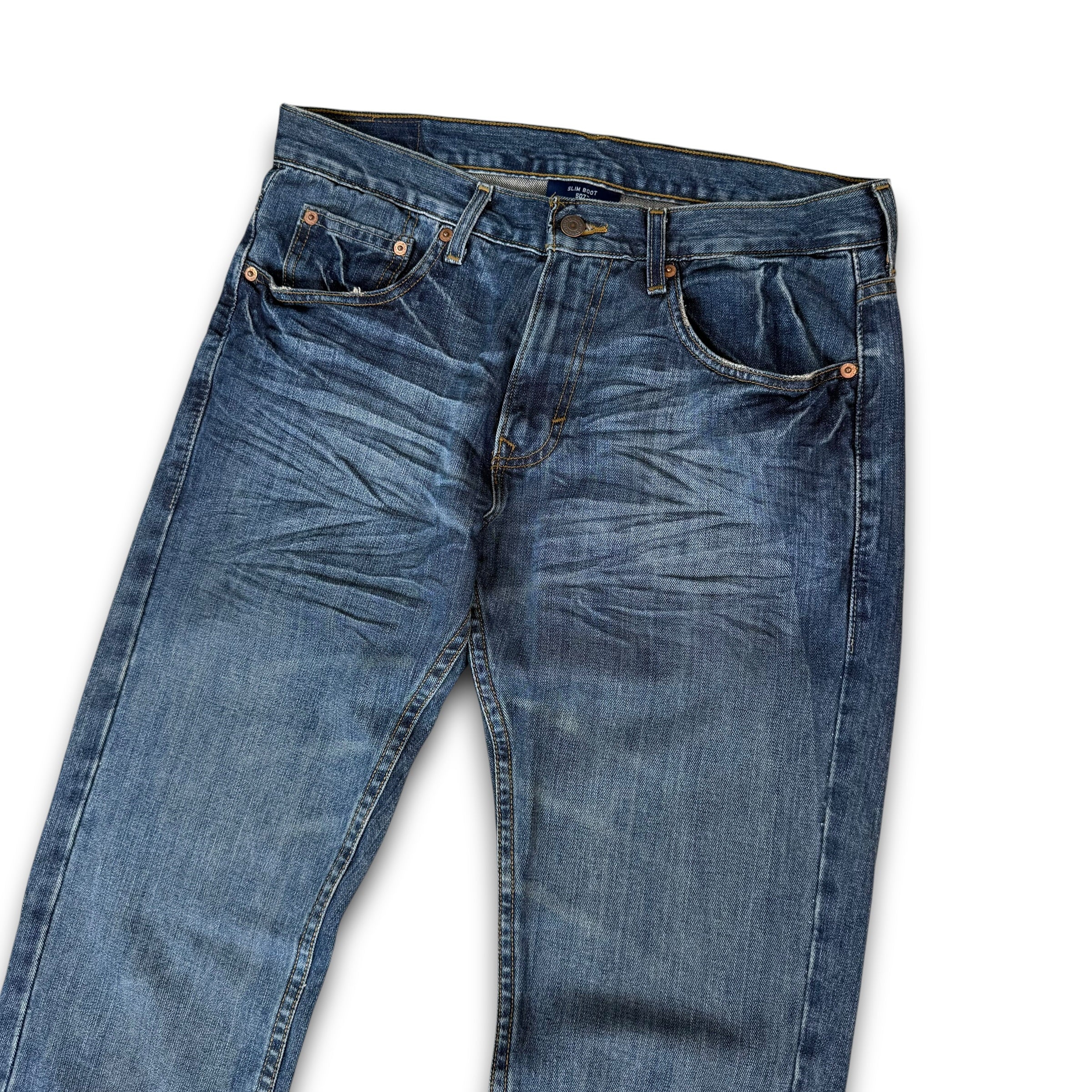 Levi's 507 2000's slim bootcut denim jeans (M)