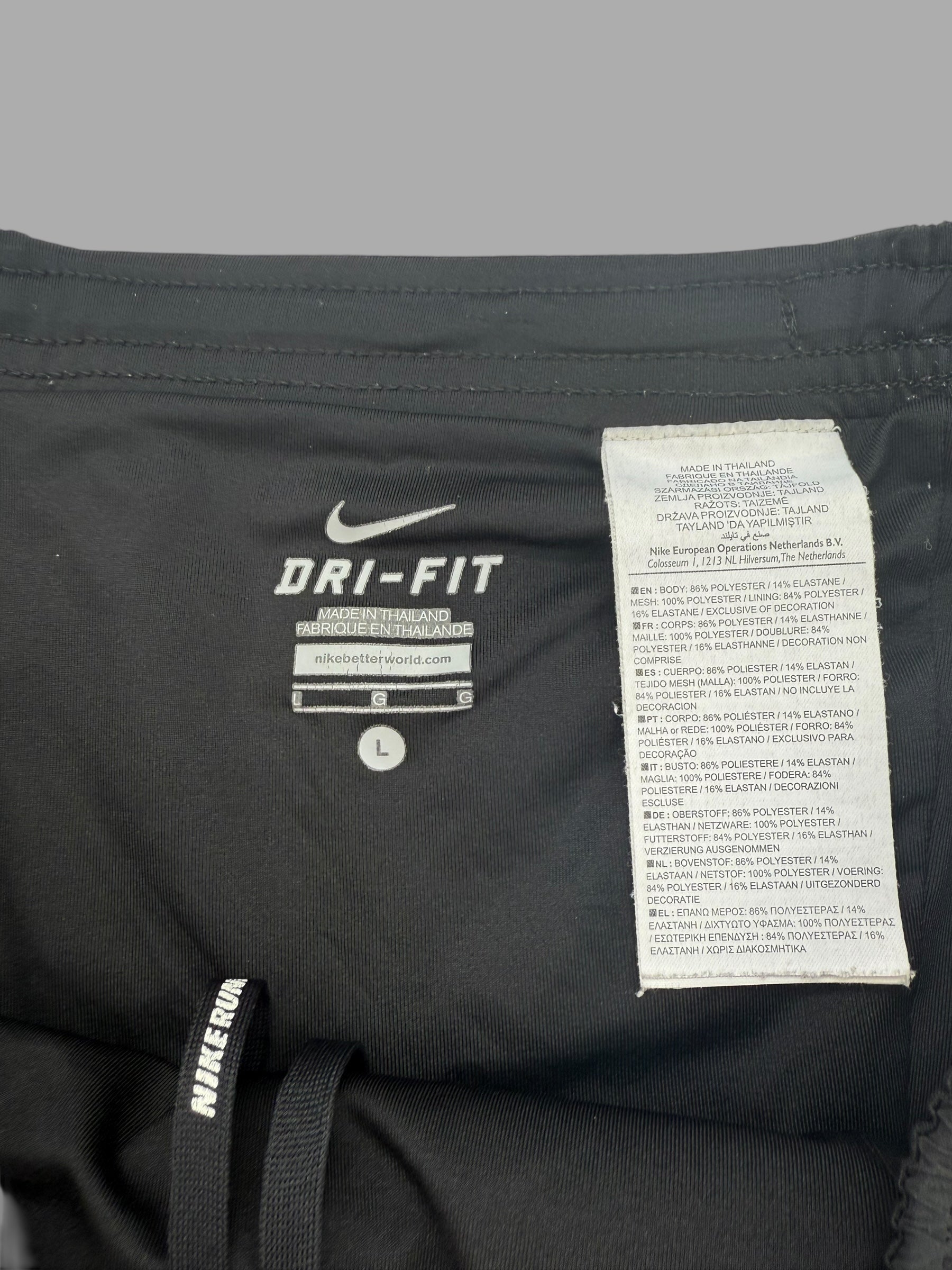 Nike 2000's baggy dri-fit vented mesh shorts (L)