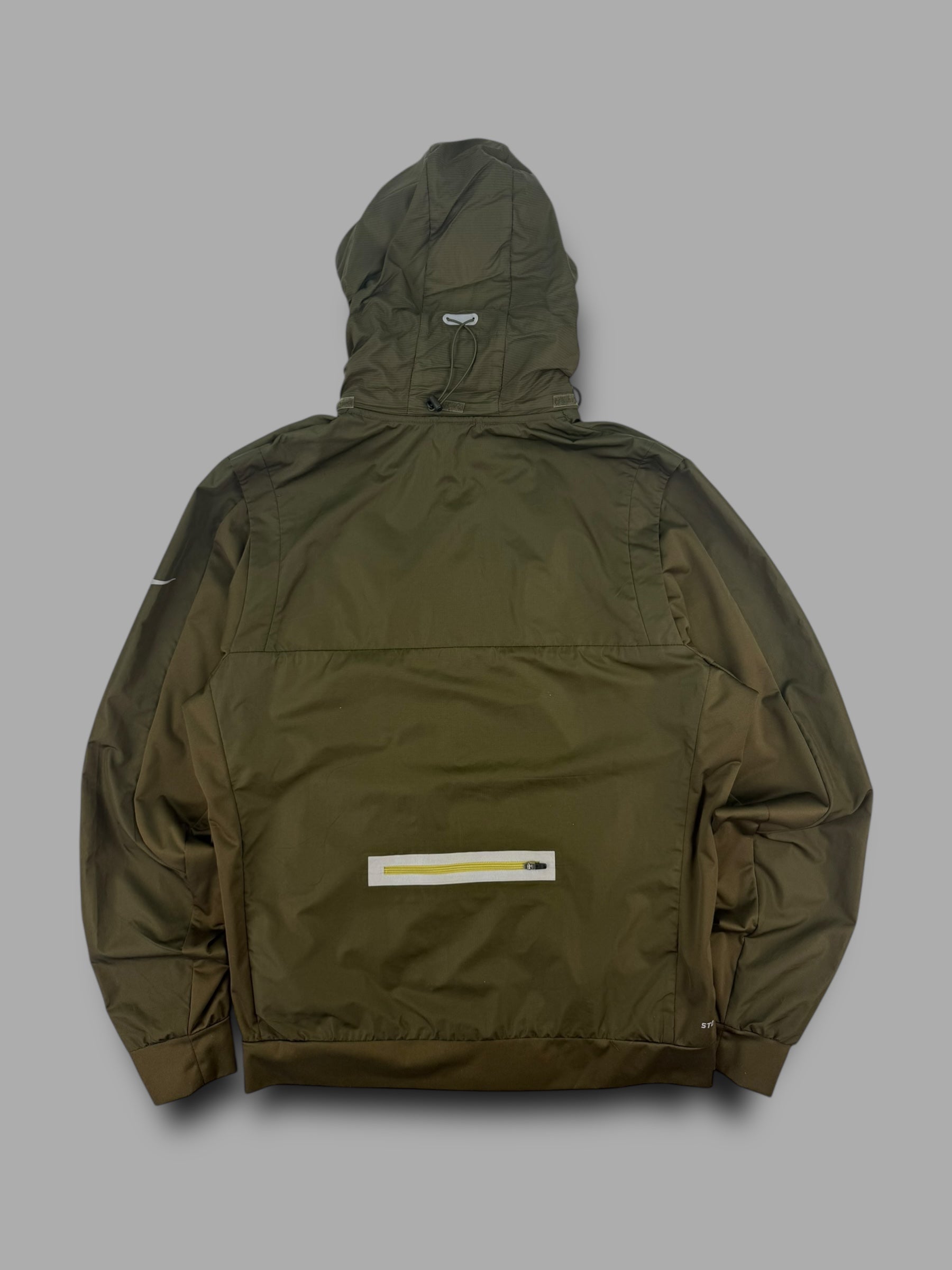Nike 2000's storm-fit technical multi-pocket running track jacket (M)