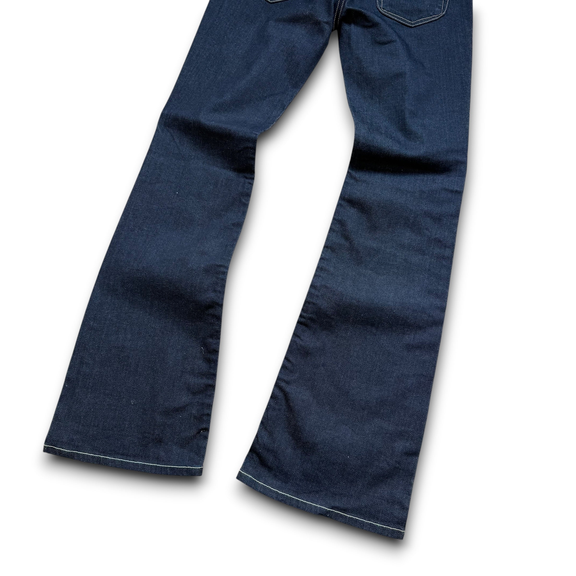 Diesel louvely 2000's dark denim fitted flare jeans (S-M)