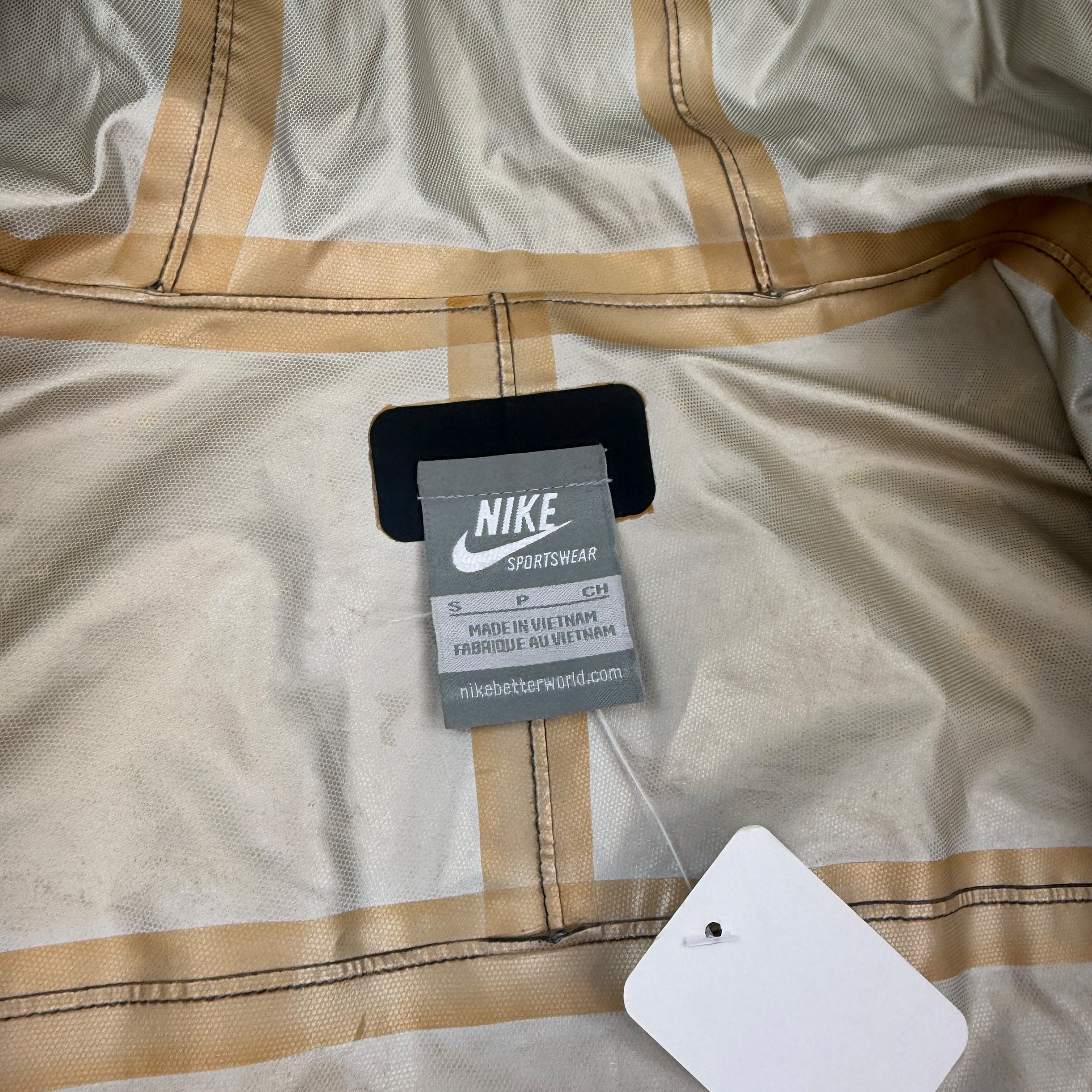 Nike 2000's technical taped seams reflective softshell jacket (S)