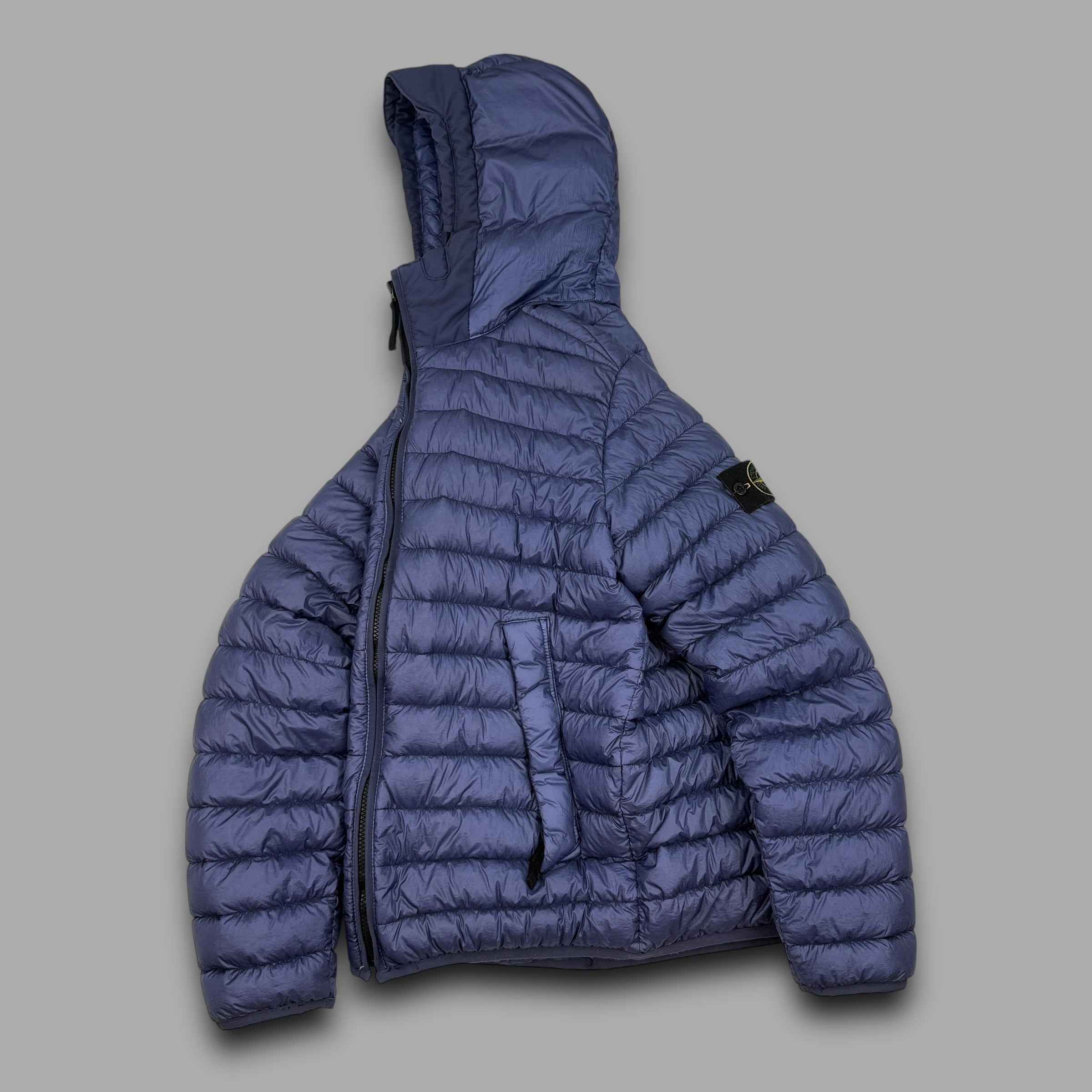 Stone island garment dyed downfilled puffer jacket (M)