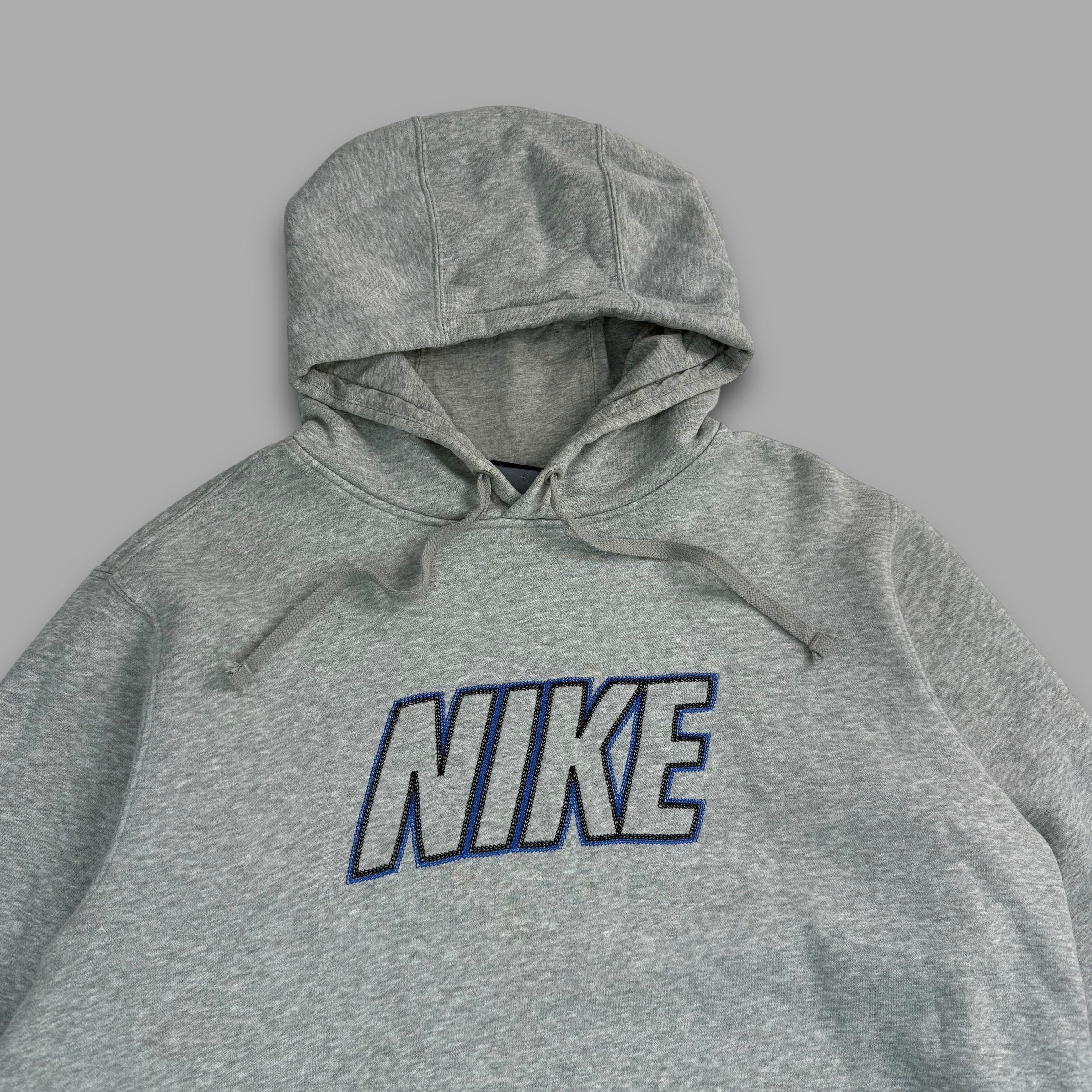 Nike 2000's spellout embroidered club hoodie (M)