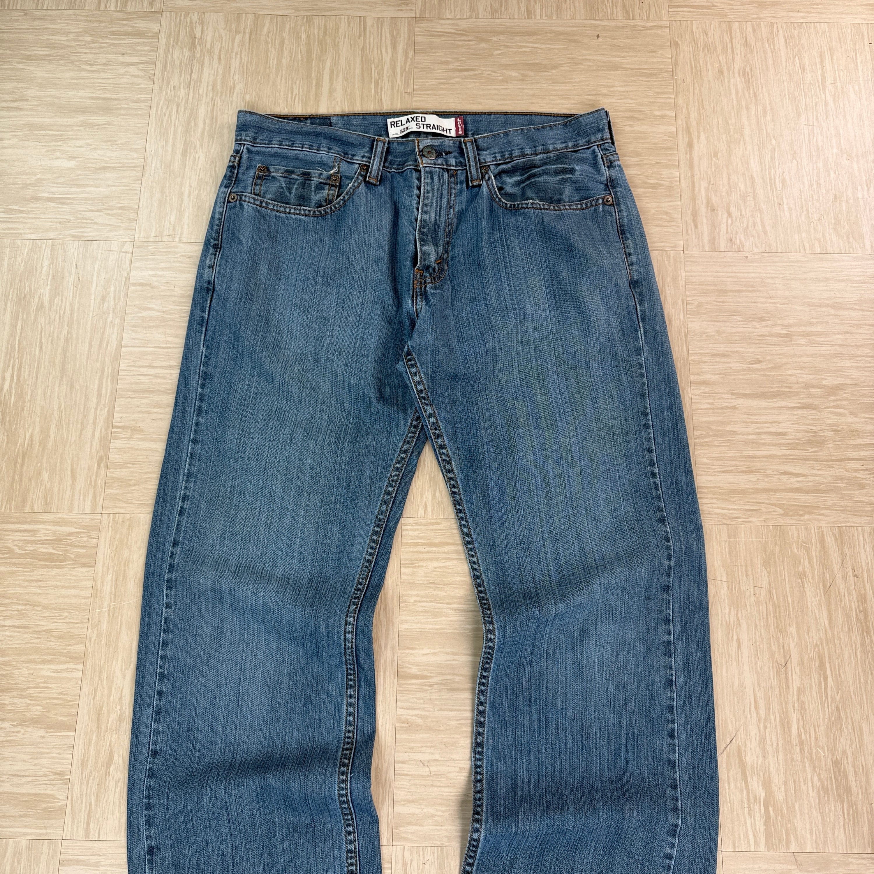 Levi's 559 2000's relaxed straight fit denim jeans (S)