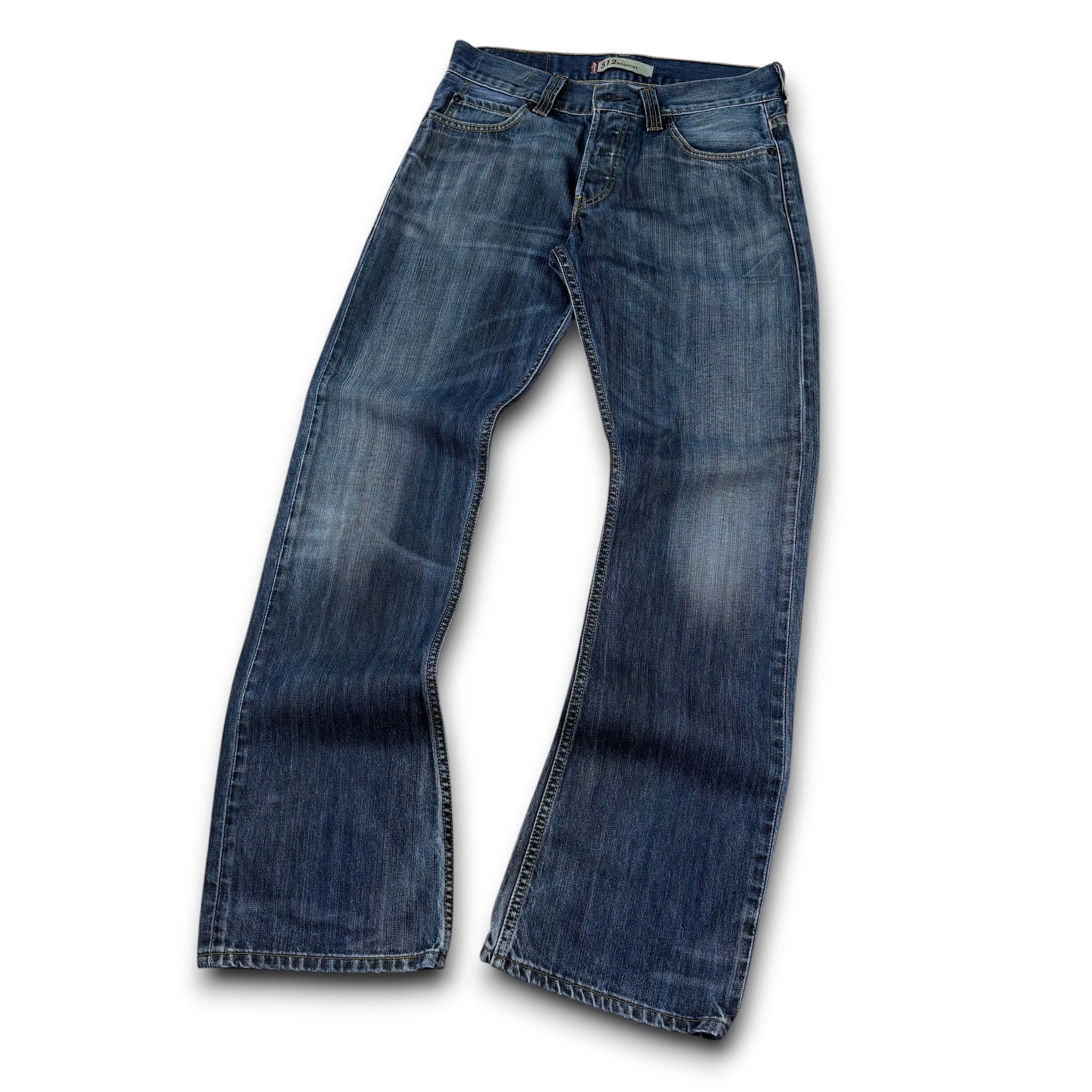 Levi's 512 2000's faded denim bootcut jeans (M-L)