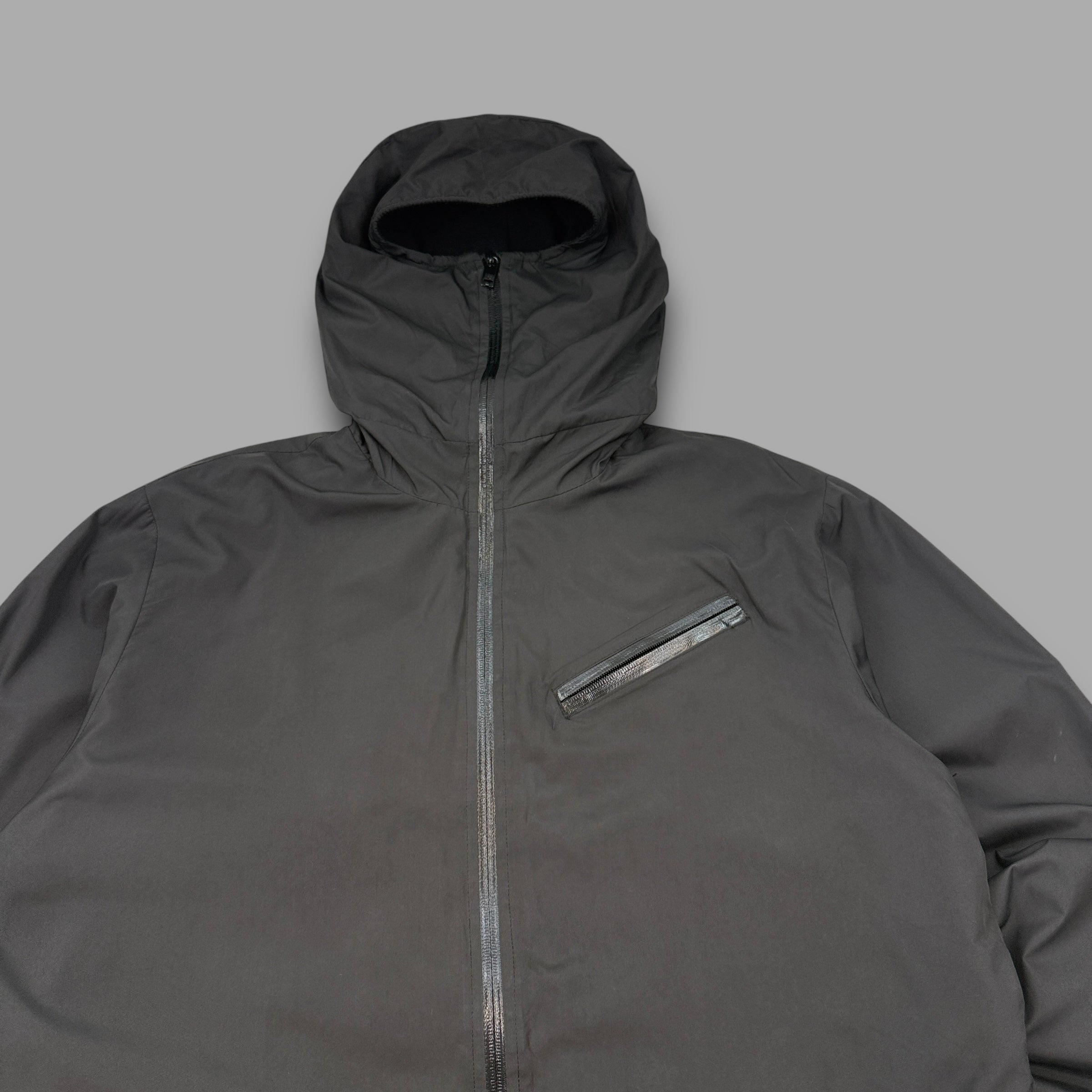 Yohji yamamoto 2007 technical full-zip softshell balaclava jacket (M-L)