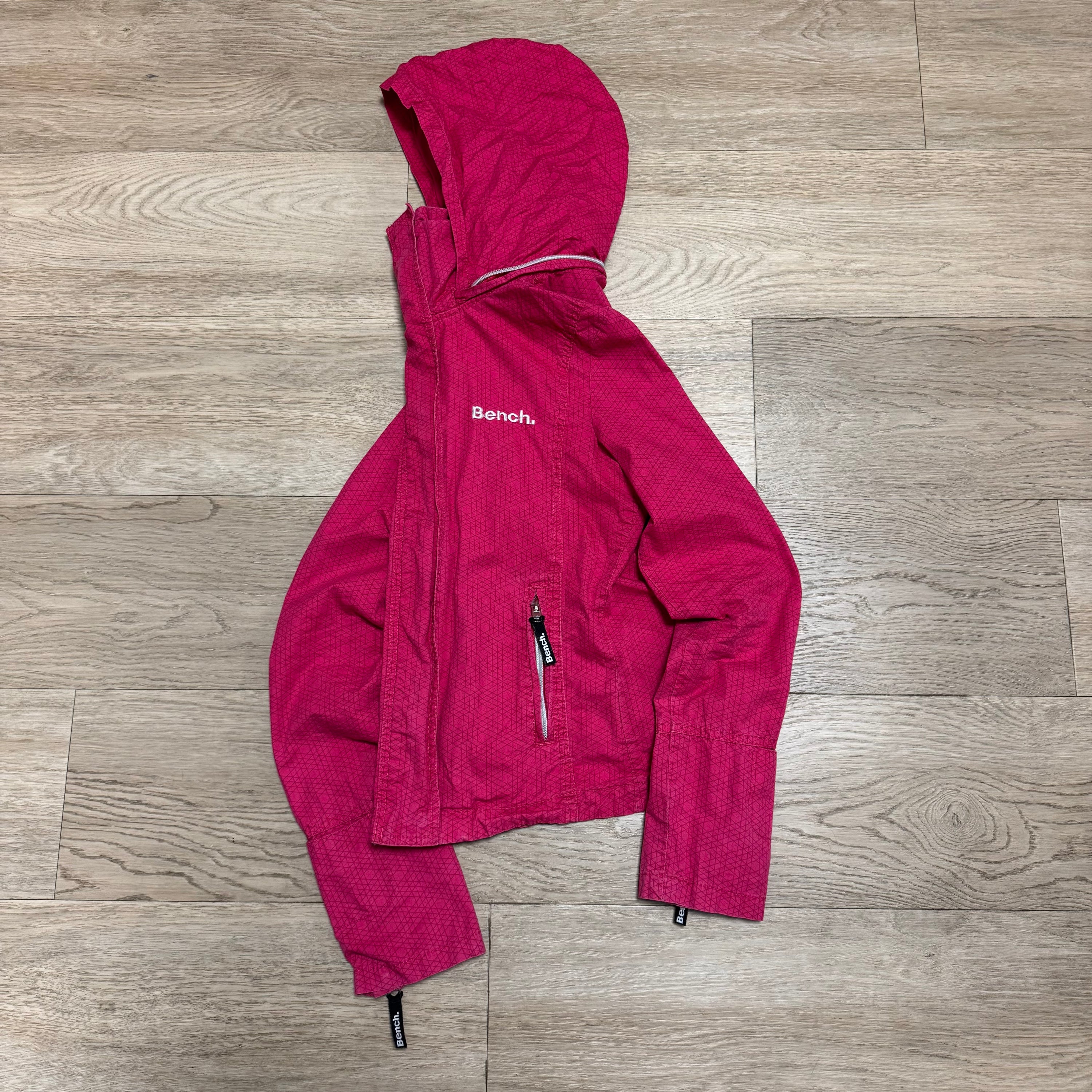 Bench 2000's cropped monogram zip up jacket (XS) wms