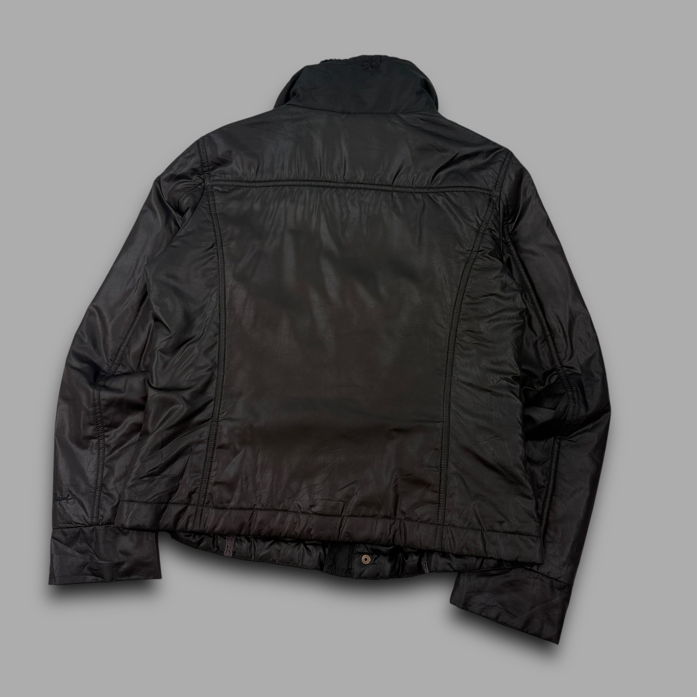 Diesel 2000's technical asymmetrical zip coat (L) wms