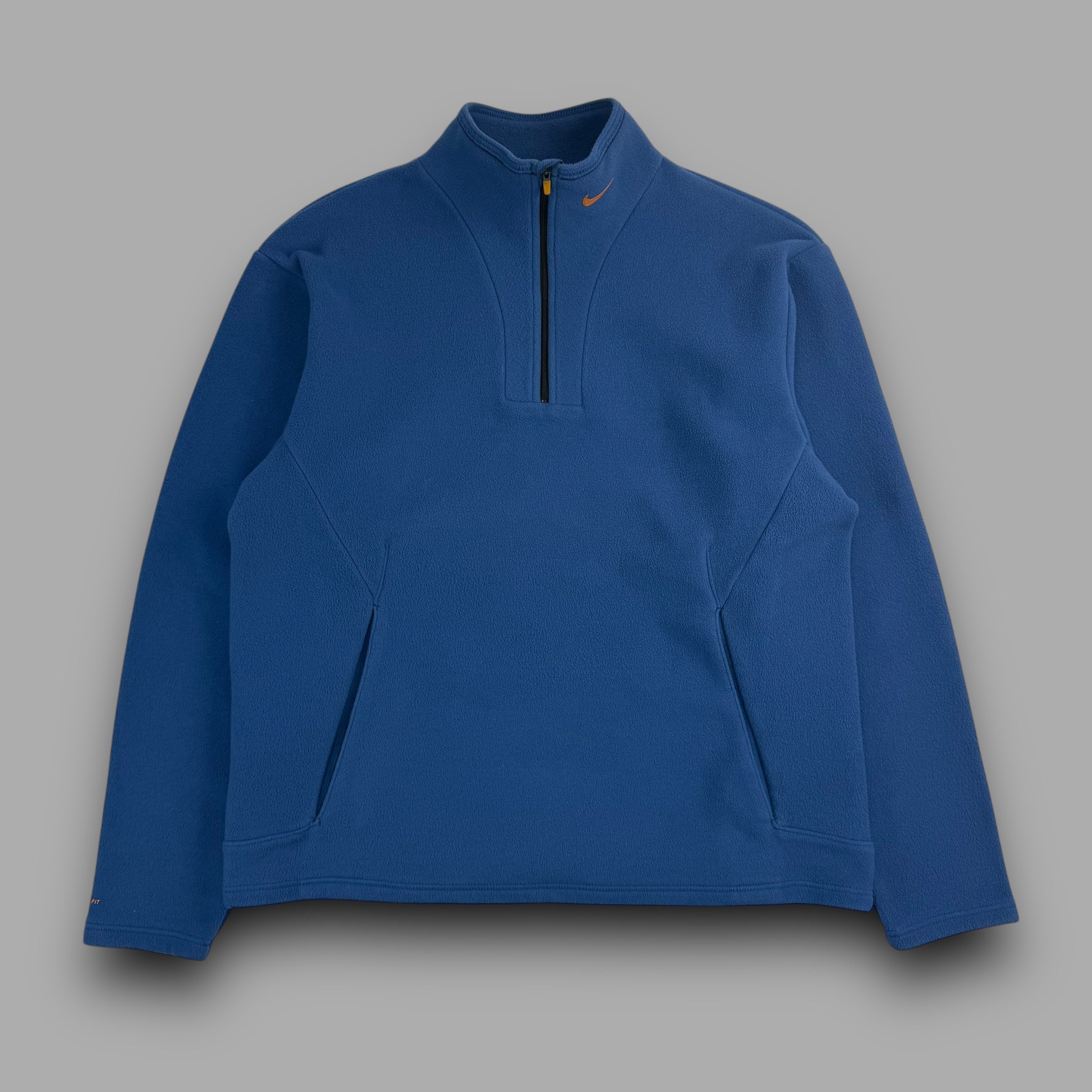 Nike 2000's paneled 1/4 zip therma-fit fleece (M)