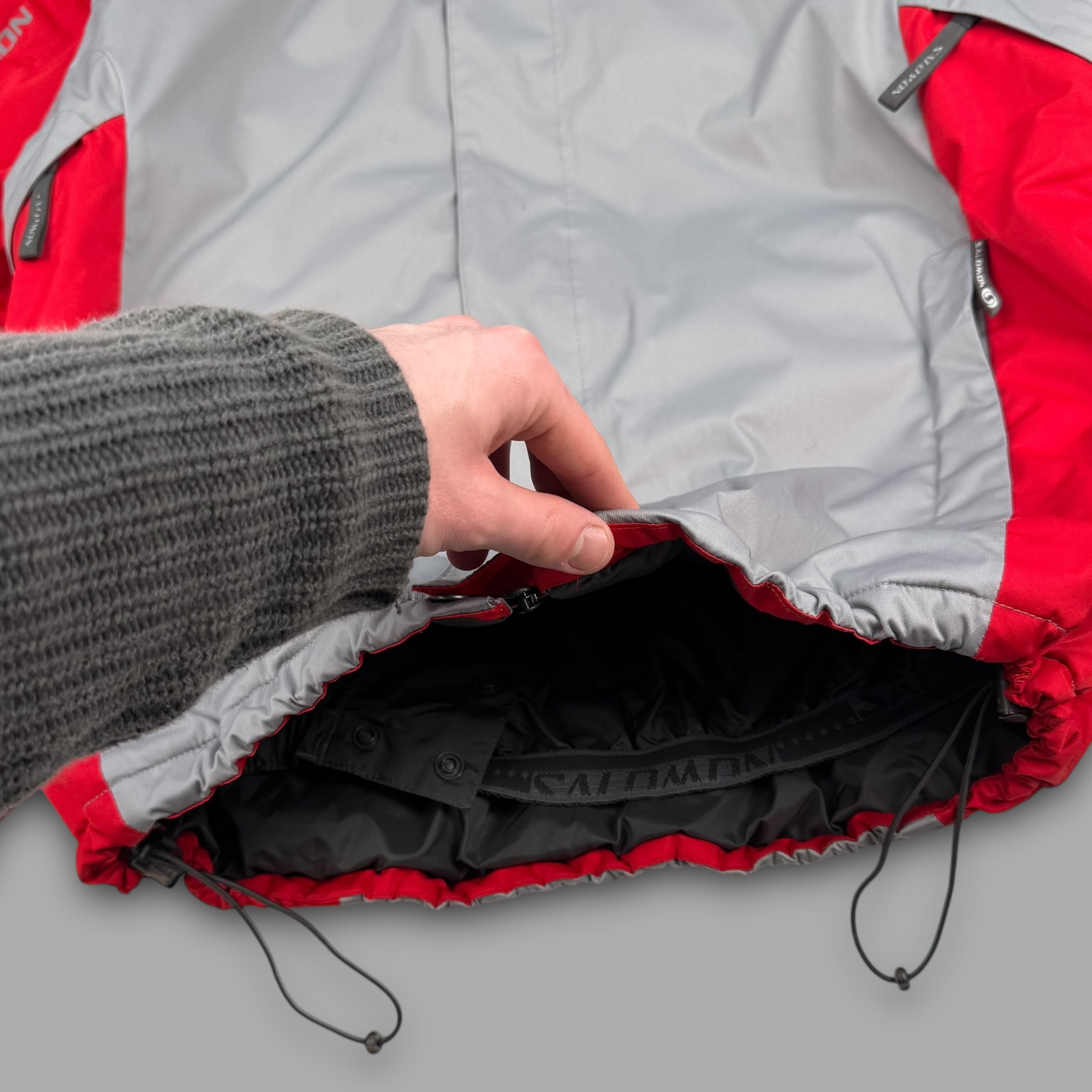 Salomon 2004 technicial panelled vented softshell clima pro ski jacket (L)