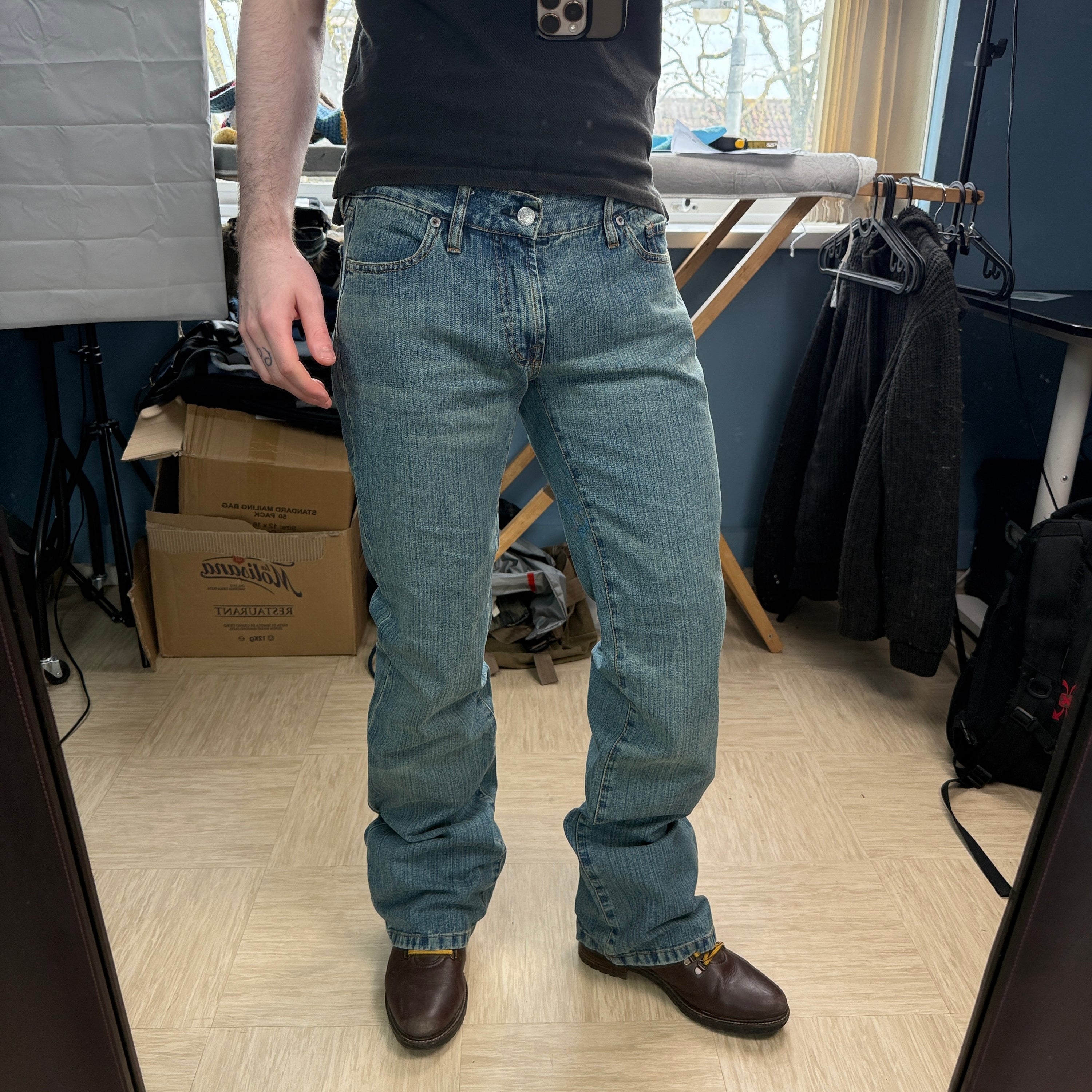 7 for all mankind 2000's bootcut denim jeans (S-M)