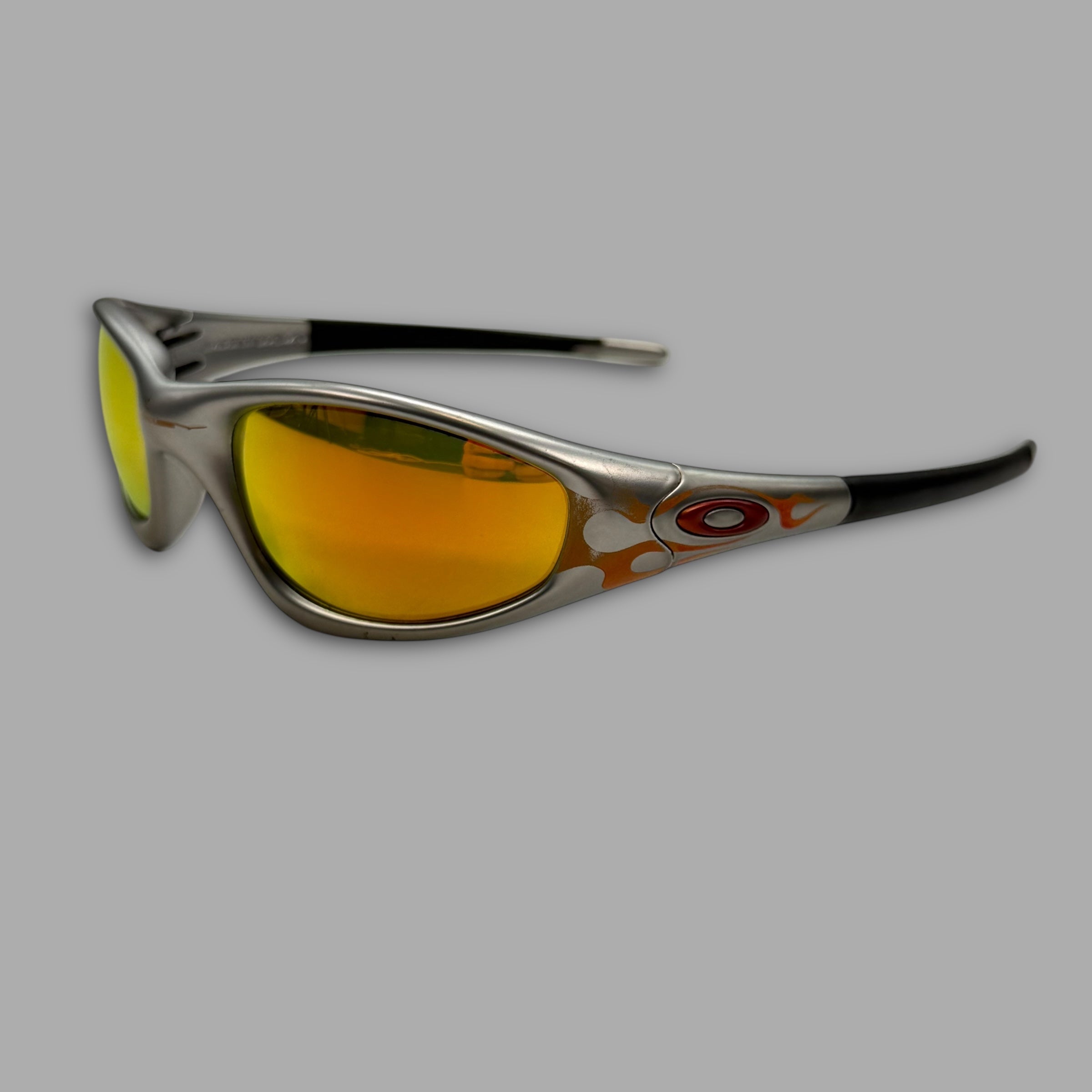 Oakley 1999 straight jacket flame red iridium (OS)