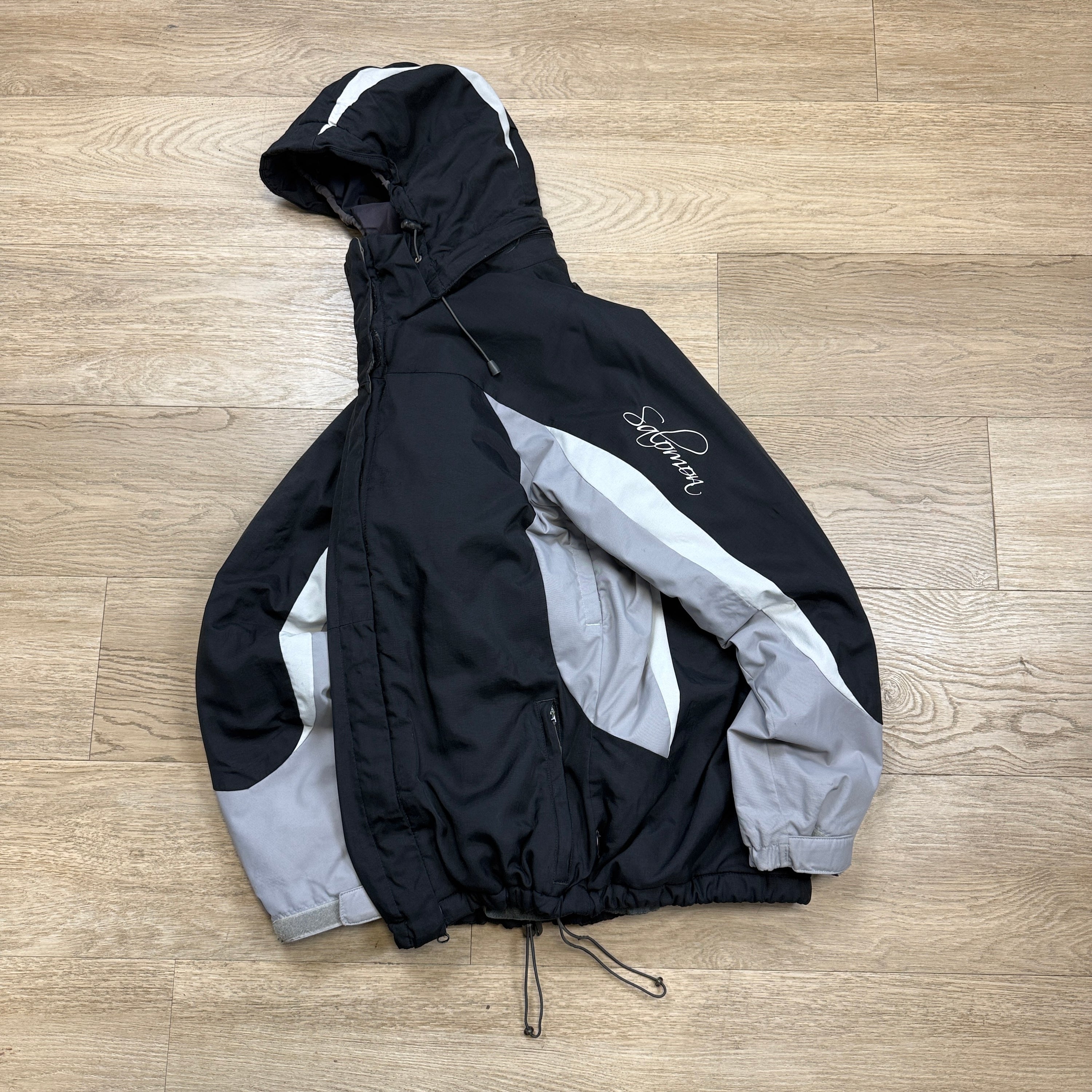 Salomon 2006 technical vented softshell panelled ski jacket (L) wms
