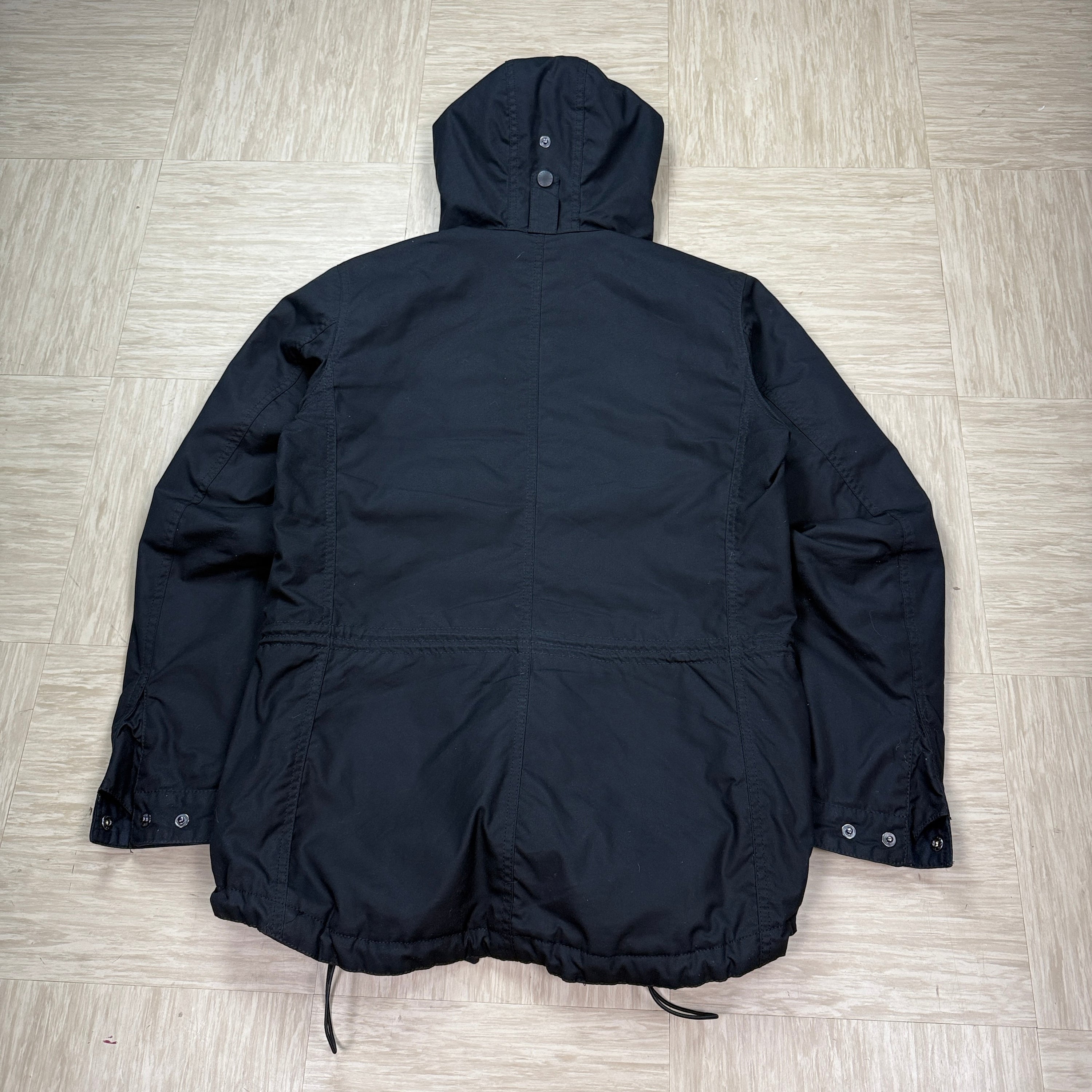 Barbour 2000's technical multi-pocket ninja hood parka jacket (M)