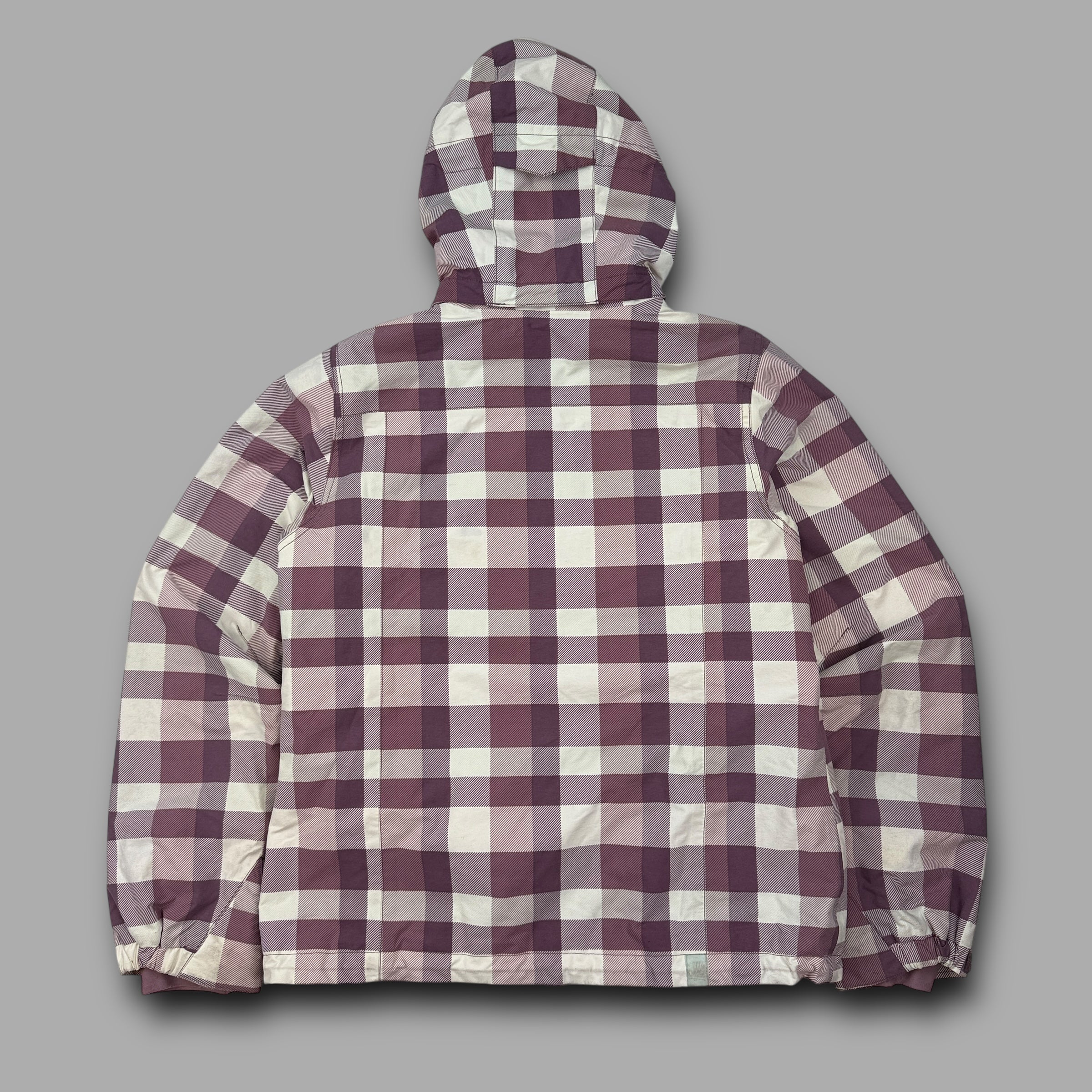 Burton 2000's technical plaid fleece lined ski jacket (M) wms