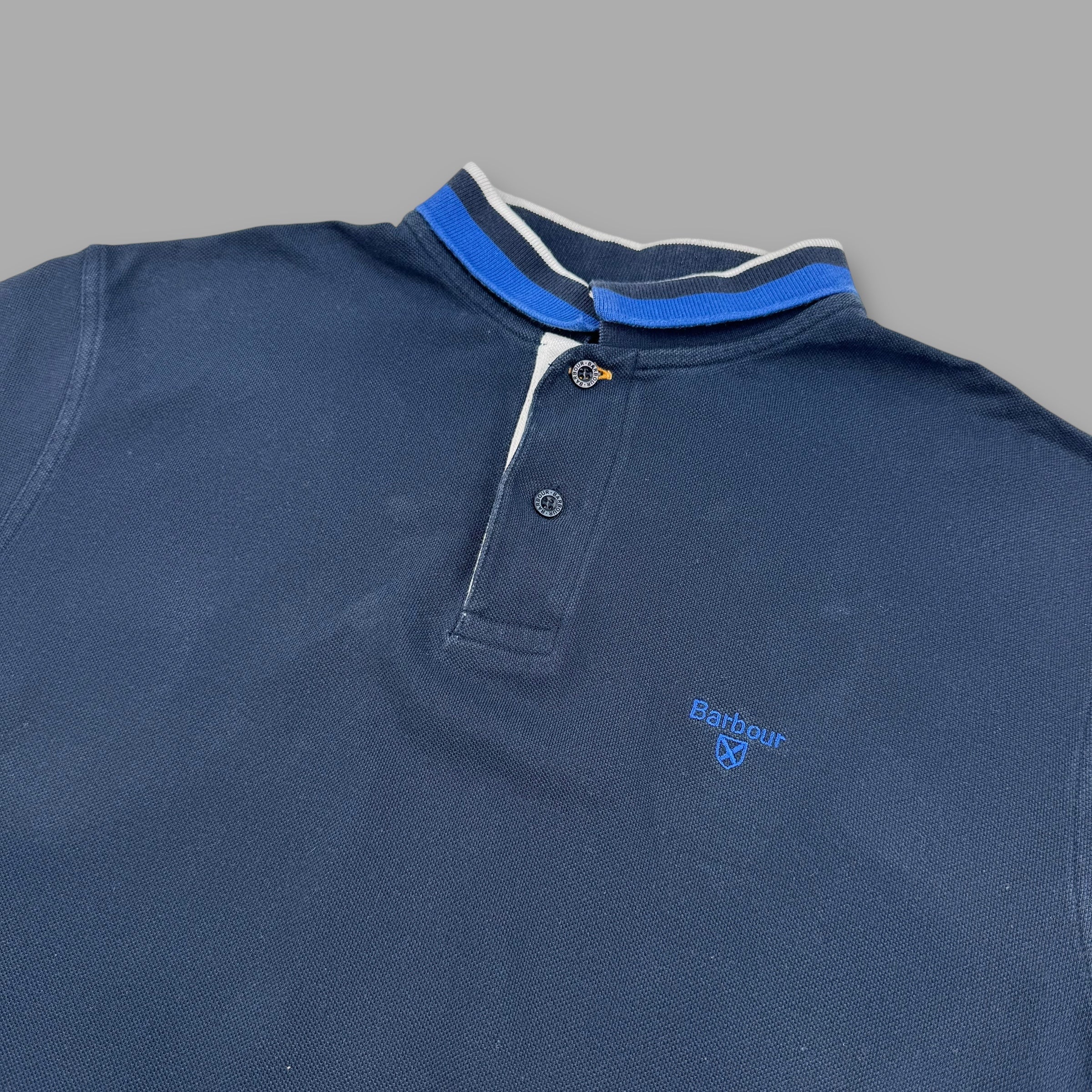 Barbour 2000's embroidered polo shirt (XL)