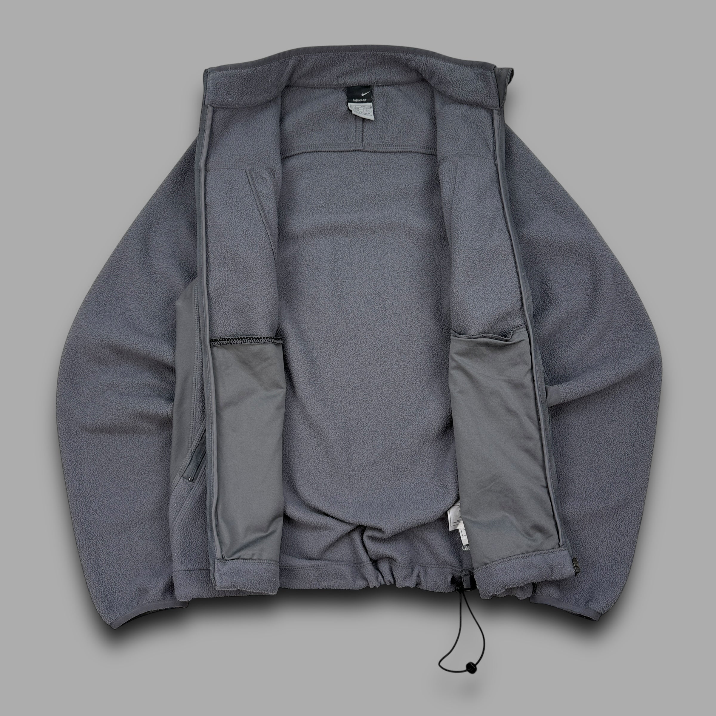 Nike 2000's technical therma-fit panelled fleece jacket (S)
