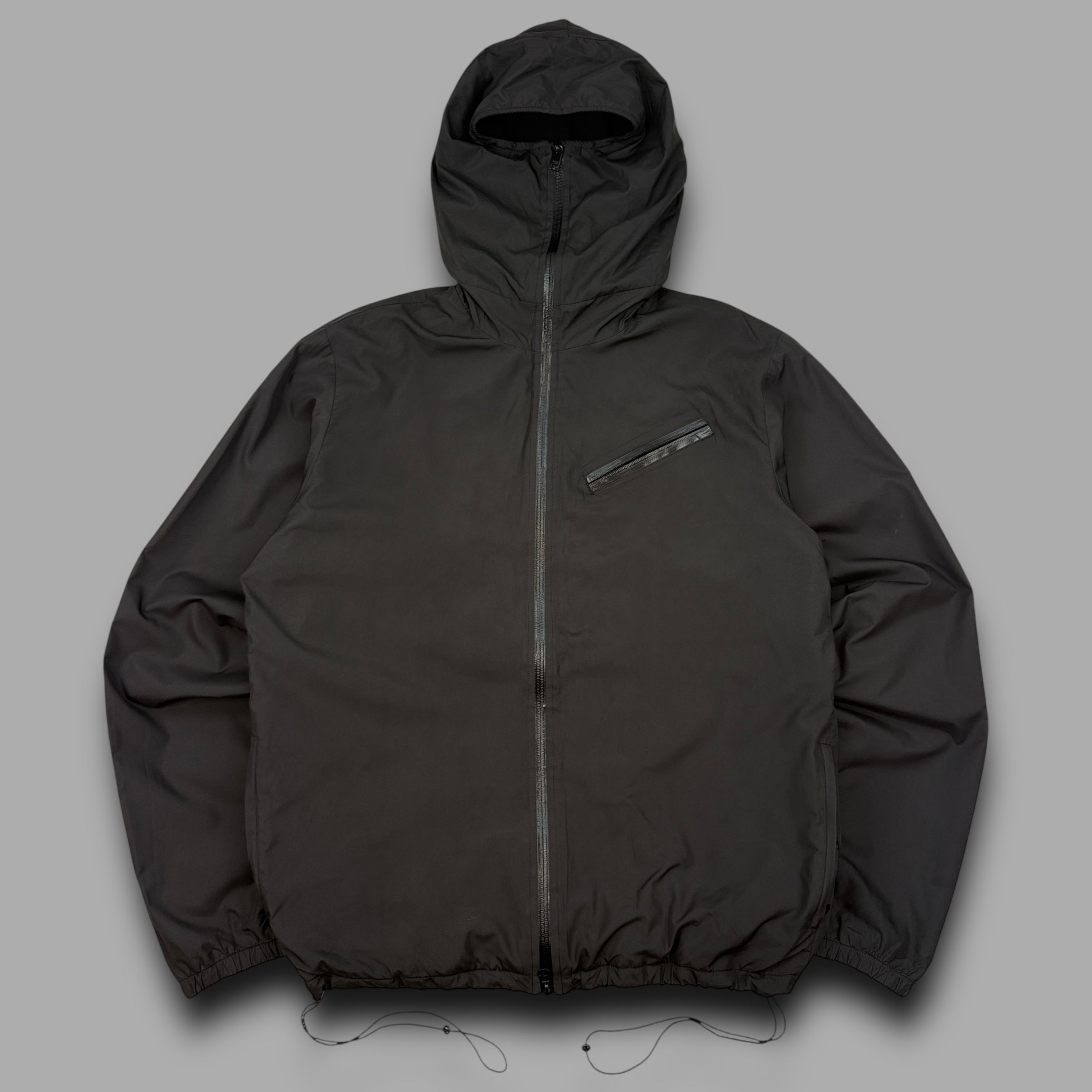 Yohji yamamoto 2007 technical full-zip softshell balaclava jacket (M-L)