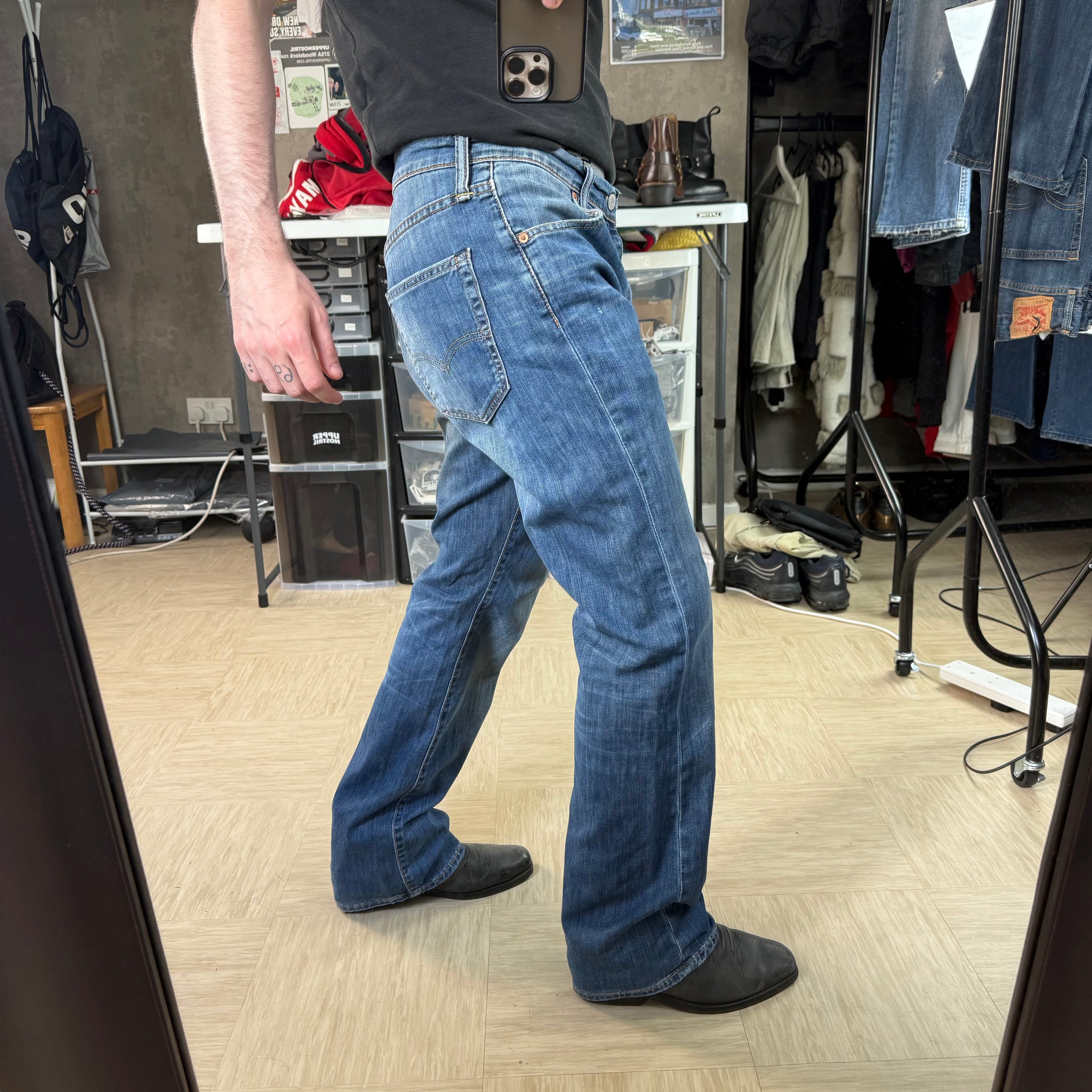 Levi's 527 2000's relaxed fit denim bootcut jeans (S)
