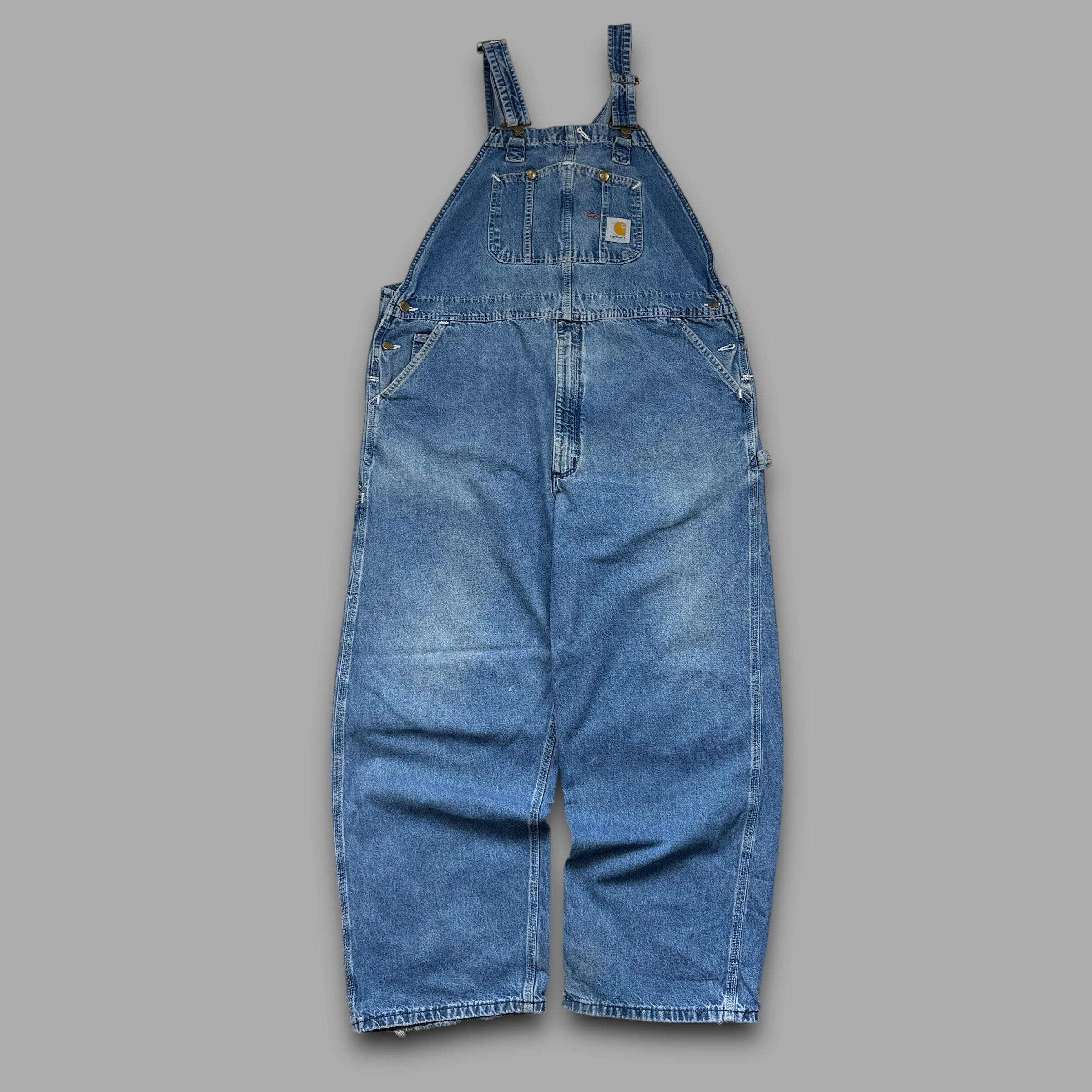 Carhartt 2000's pullover baggy denim dungarees (M)