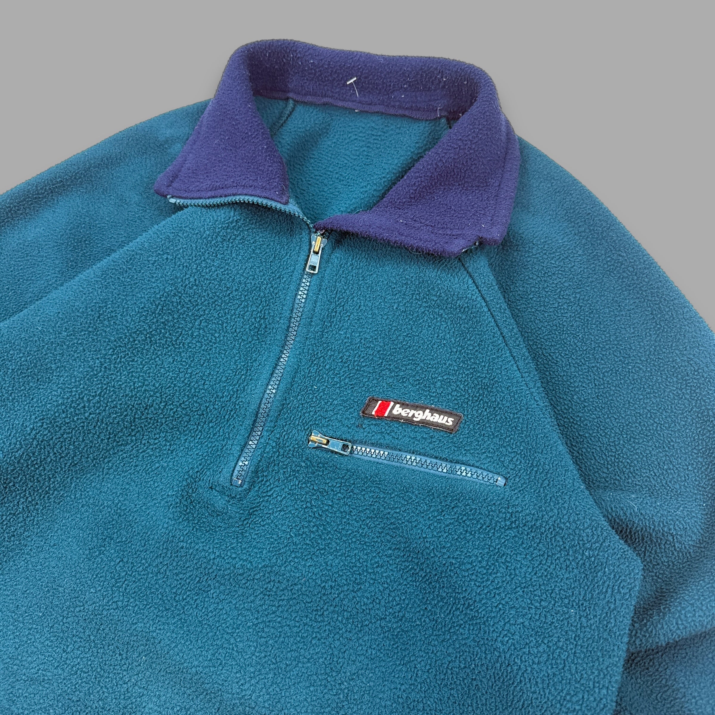 Berghaus 1990's 1/4 zip pullover fleece (S)