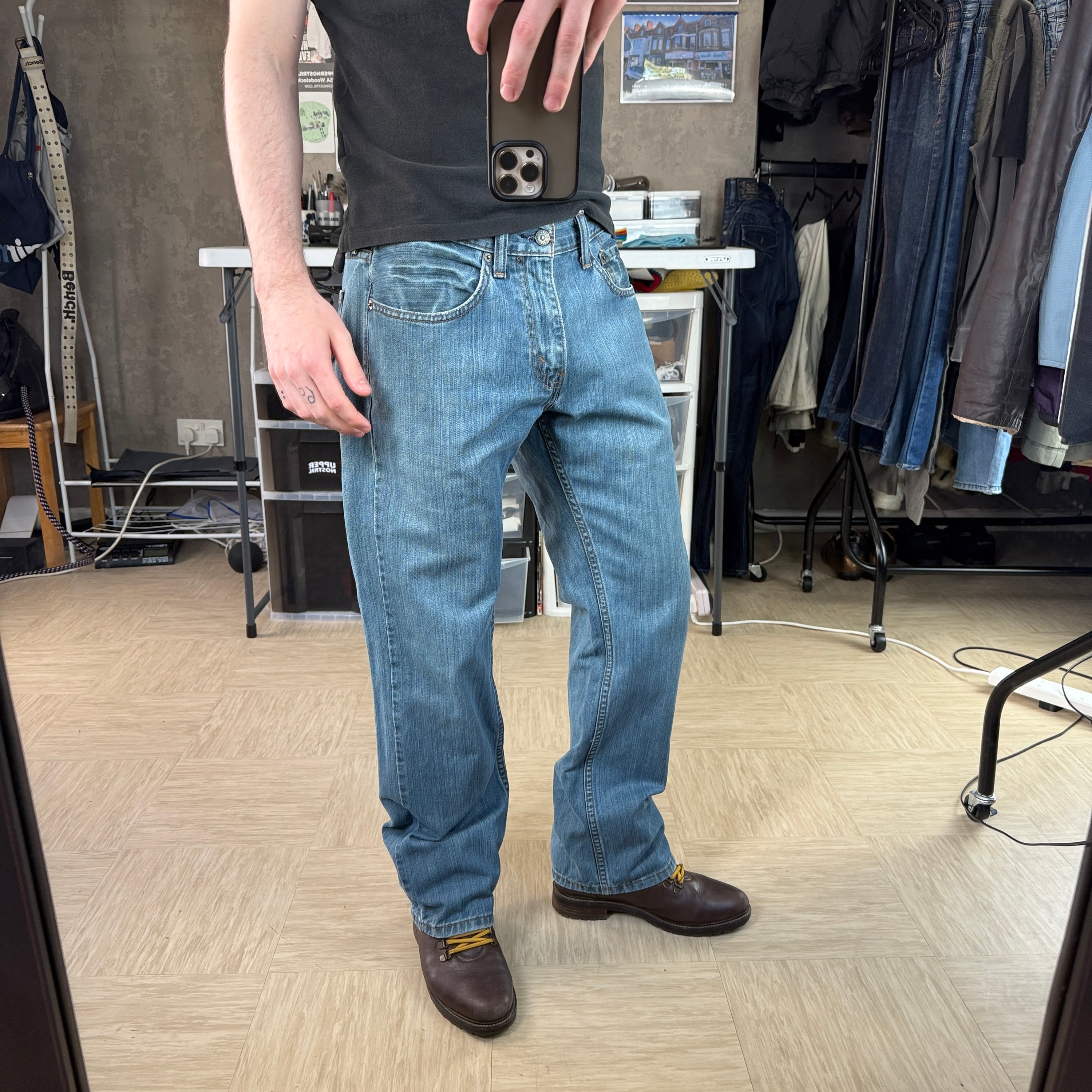 Levi's 559 2000's relaxed straight fit denim jeans (S)